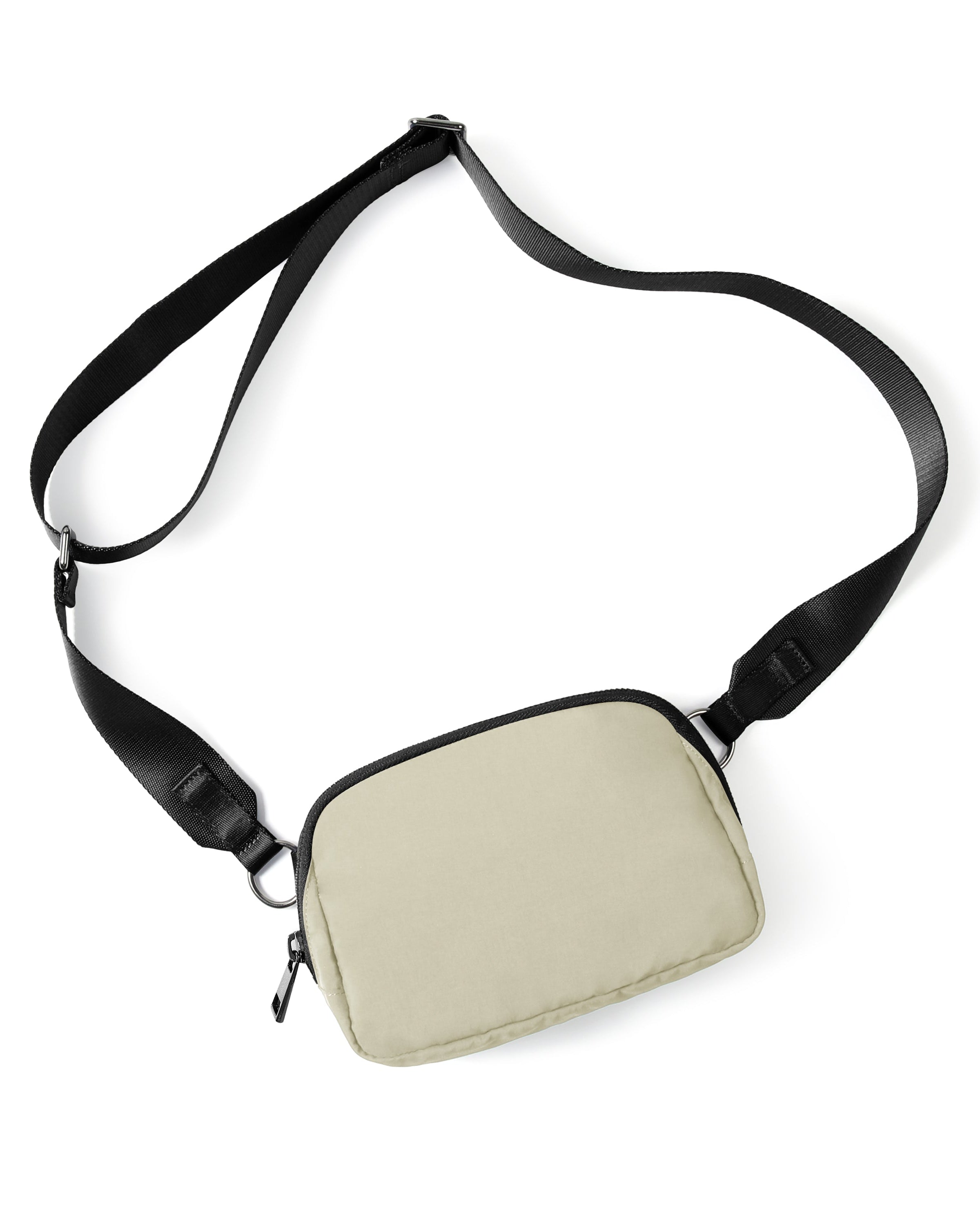 Unisex Mini Crossbody Bag Khaki 8 x 2 x 5.5 - ododos