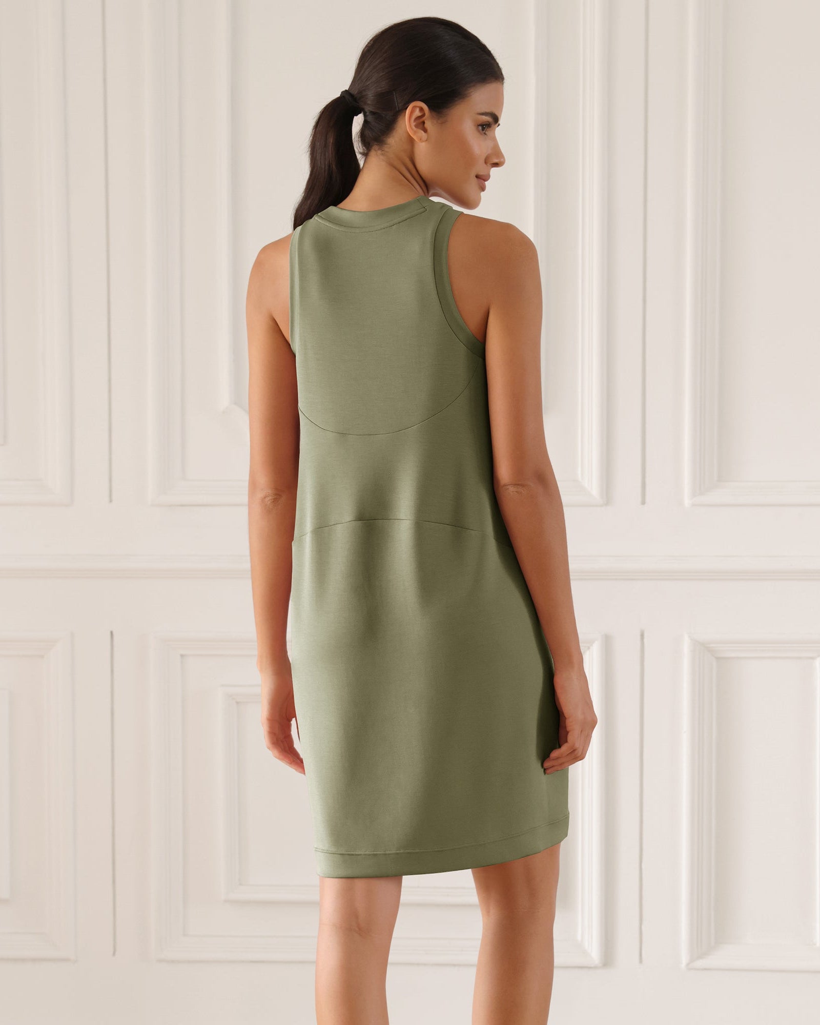 Modal Soft Loose Tank Dress - ododos