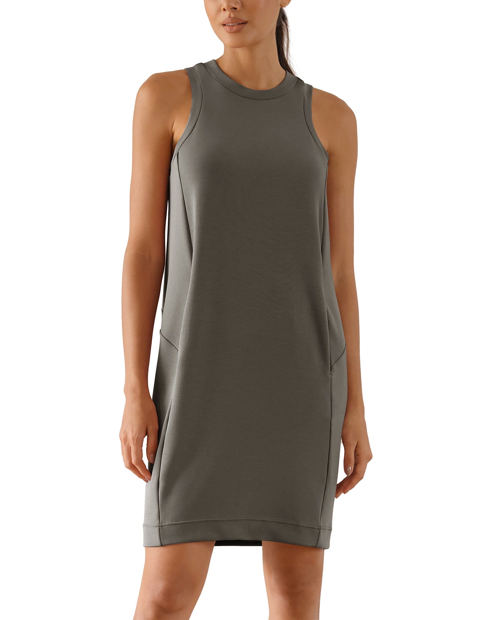 Modal Soft Loose Tank Dress - ododos