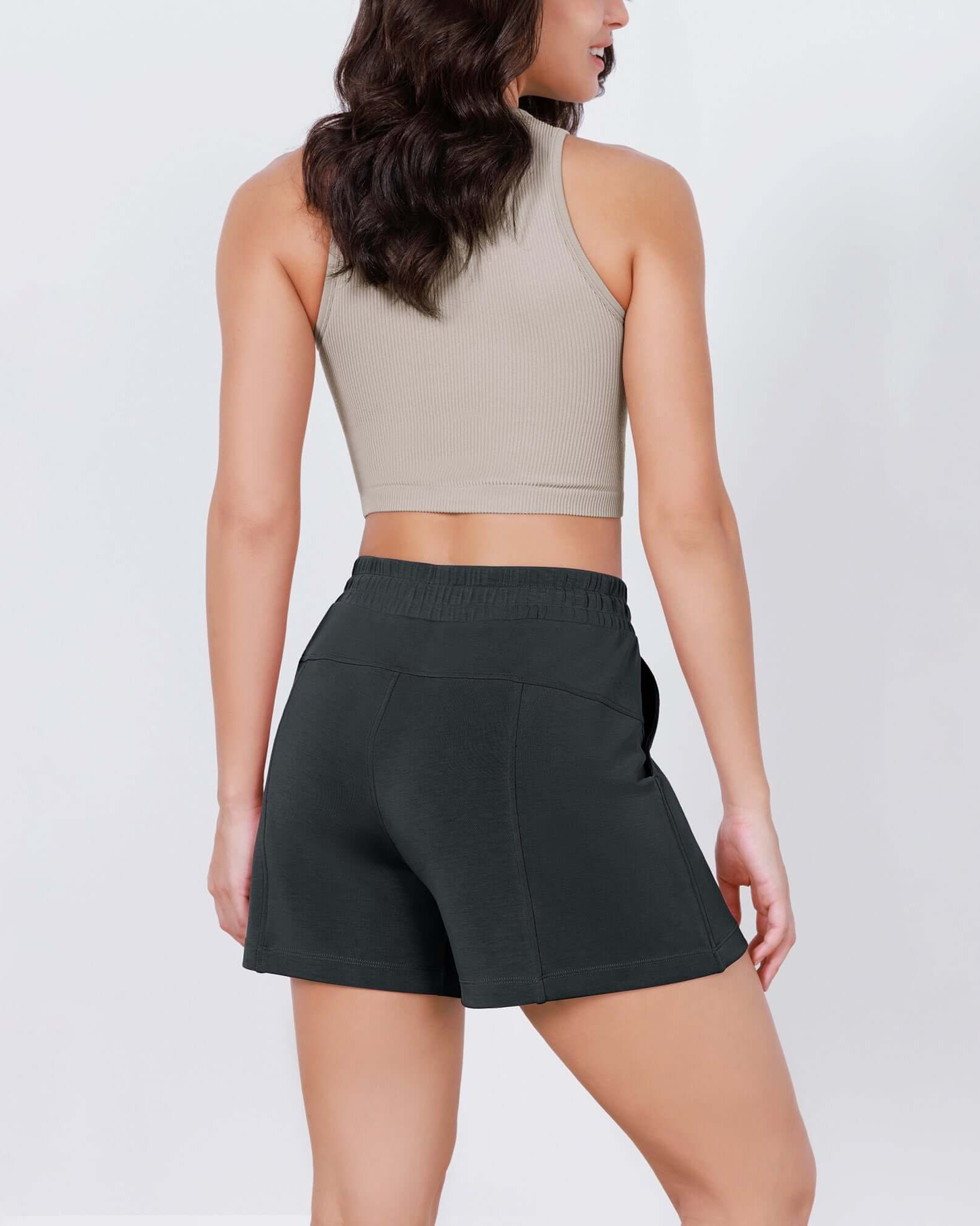 Modal Soft Adjustable Shockcord Relaxed Shorts - ododos