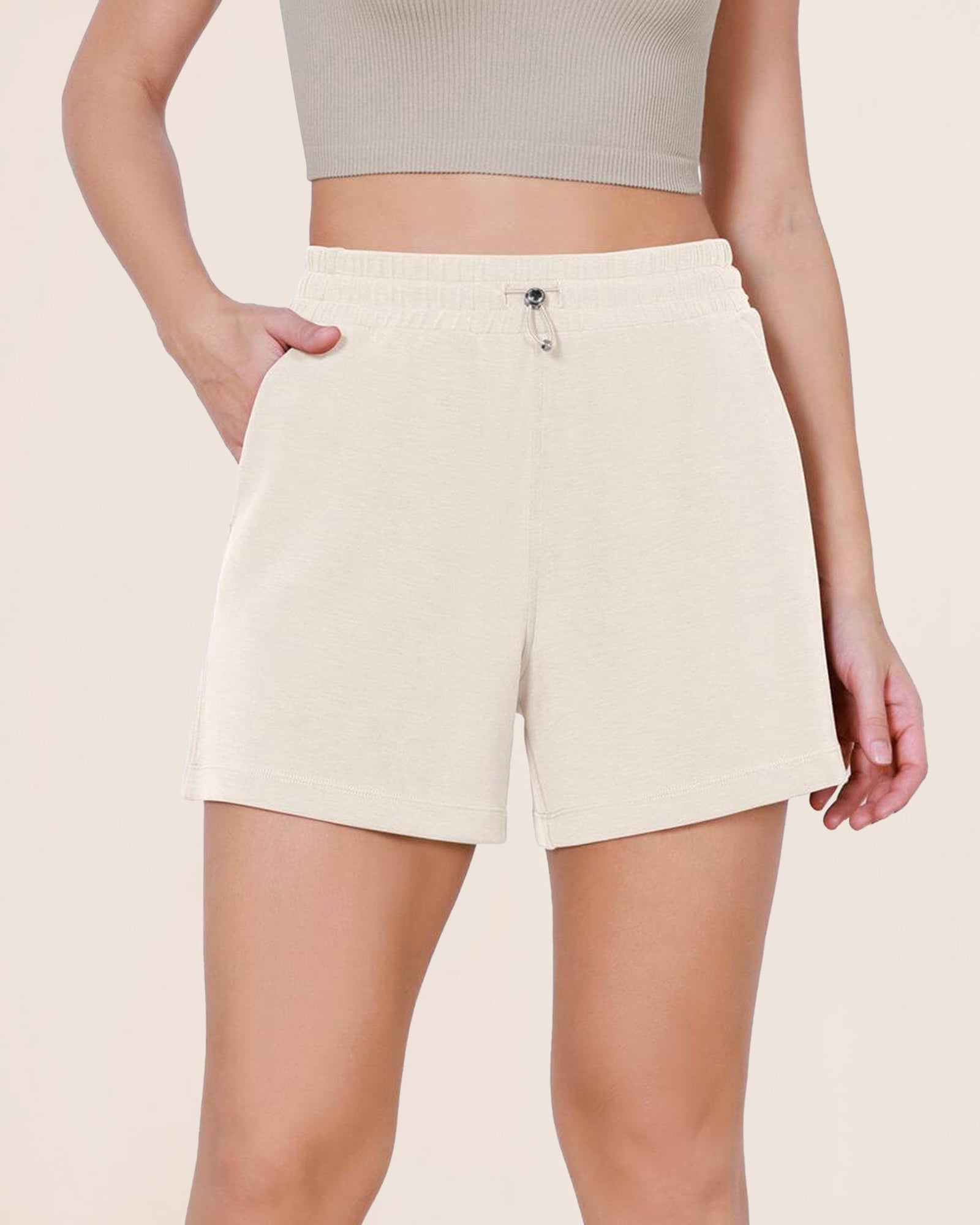 Modal Soft Adjustable Shockcord Relaxed Shorts - ododos