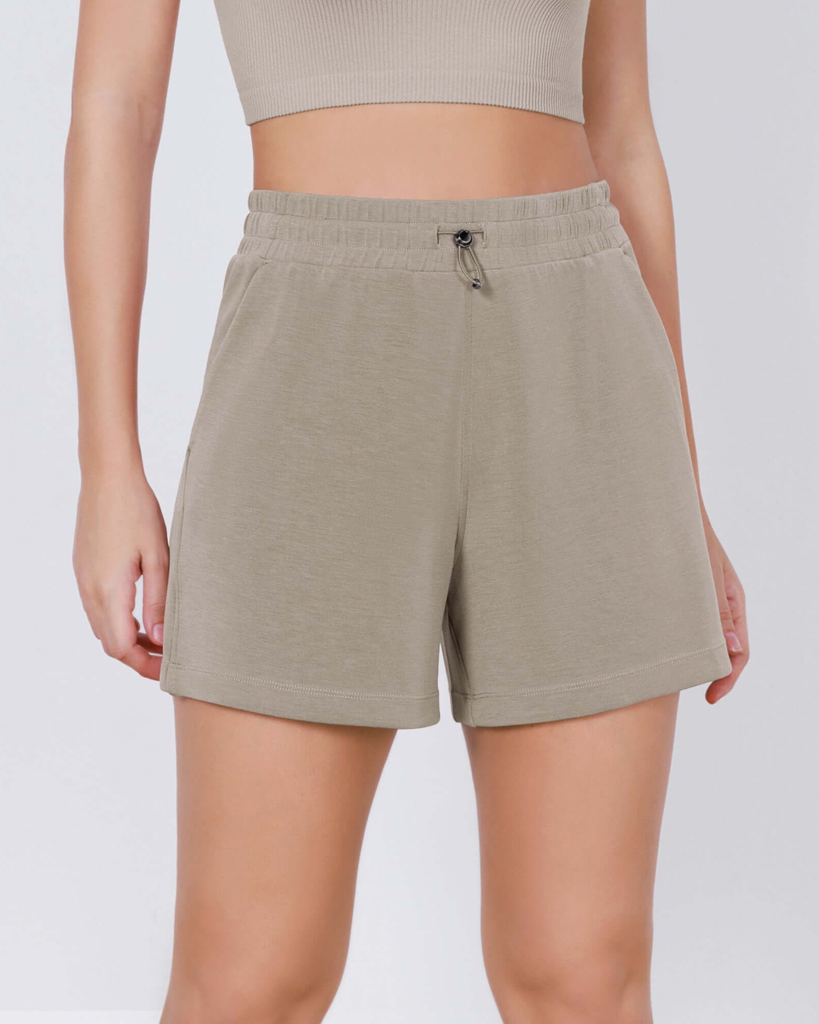 Modal Soft Adjustable Shockcord Relaxed Shorts - ododos