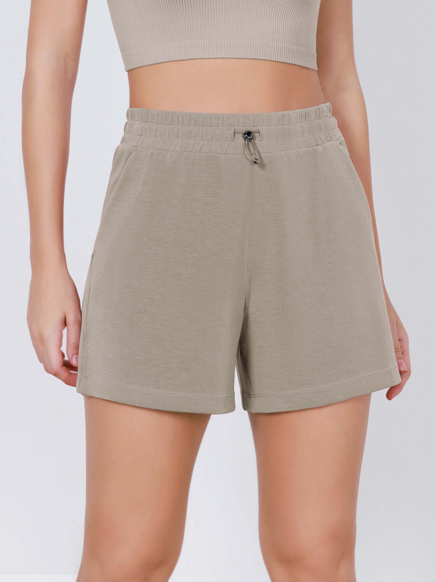 Modal Soft Adjustable Shockcord Relaxed Shorts - ododos