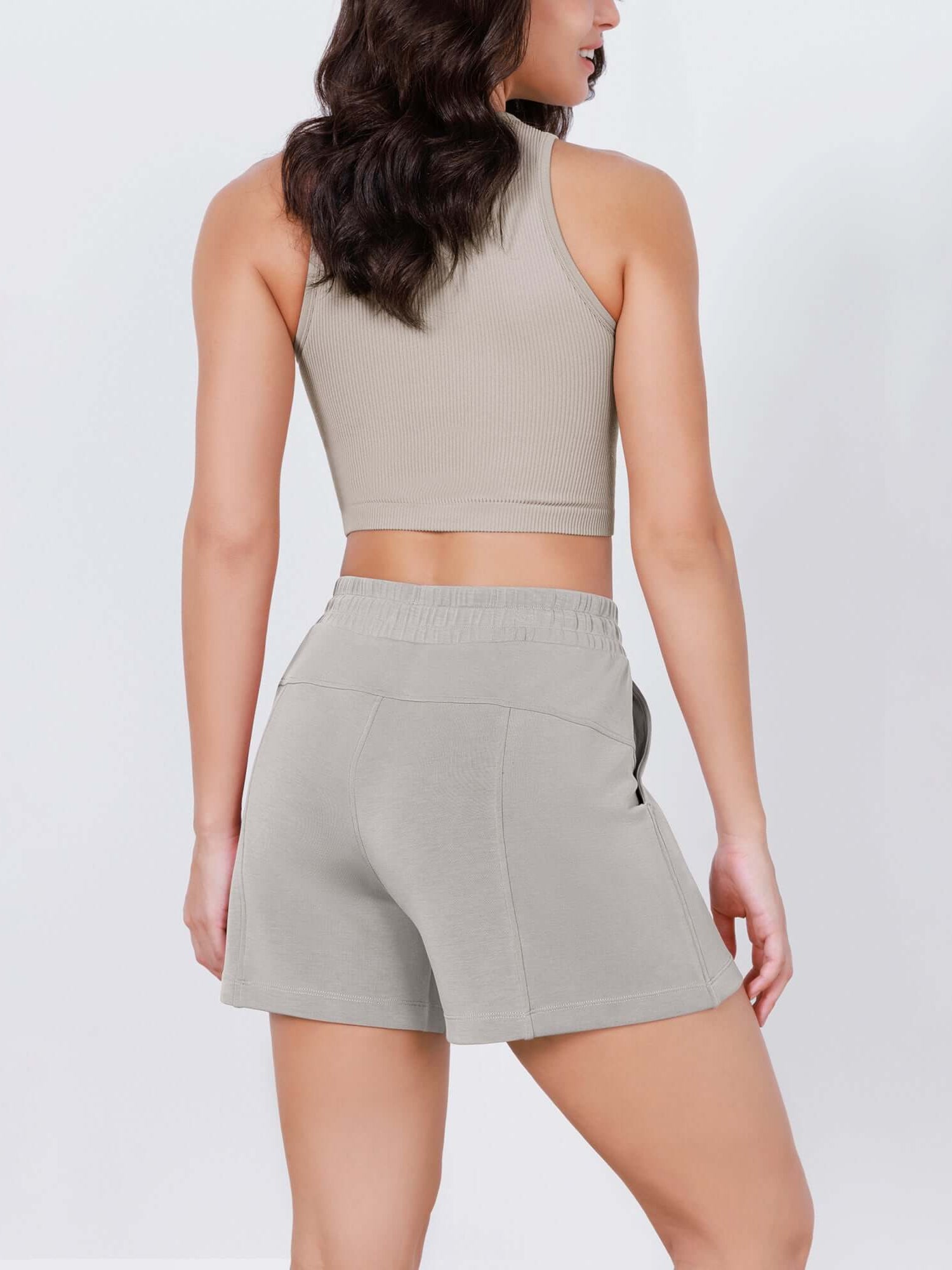 Modal Soft Adjustable Shockcord Relaxed Shorts - ododos