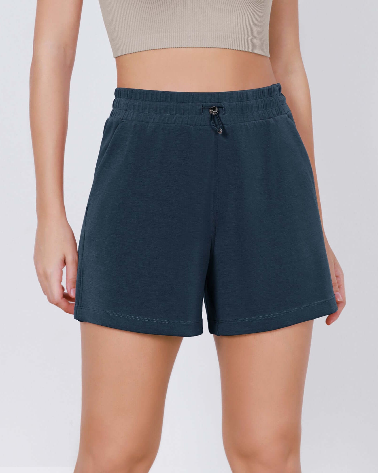 Modal Soft Adjustable Shockcord Relaxed Shorts - ododos