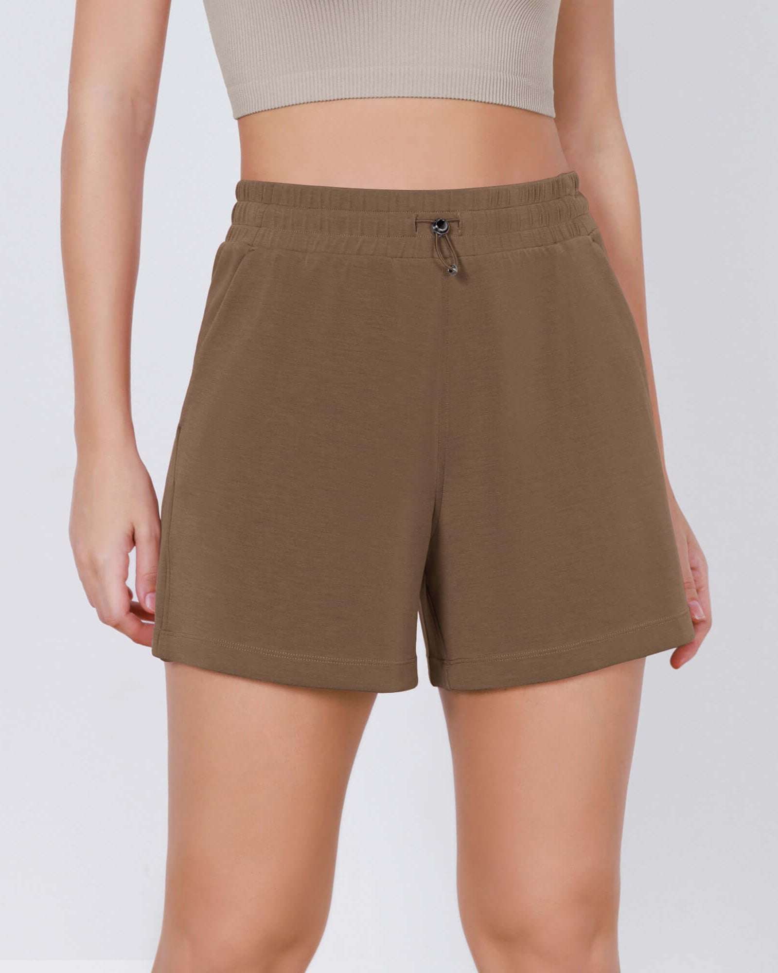Modal Soft Adjustable Shockcord Relaxed Shorts - ododos