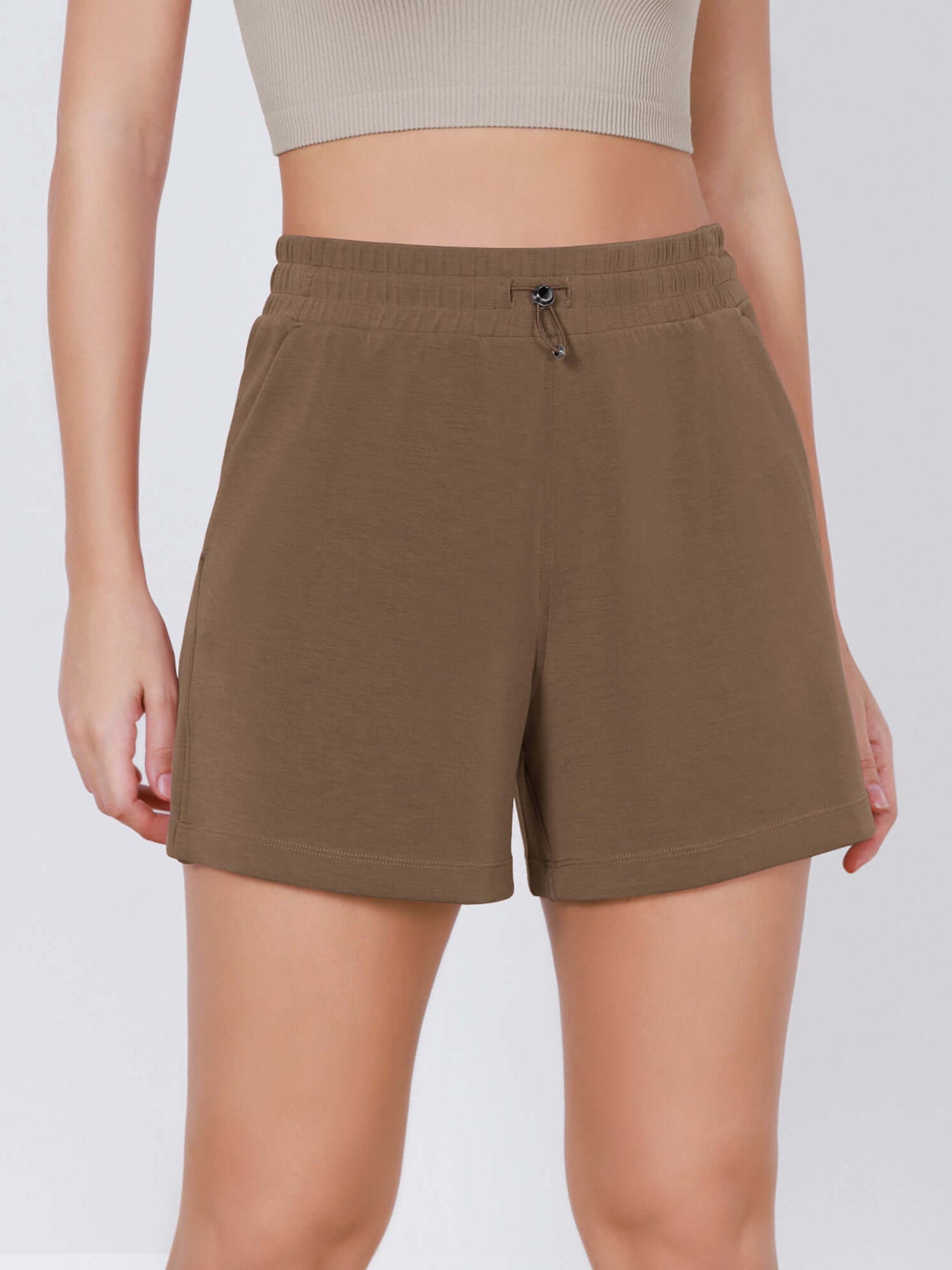 Modal Soft Adjustable Shockcord Relaxed Shorts - ododos