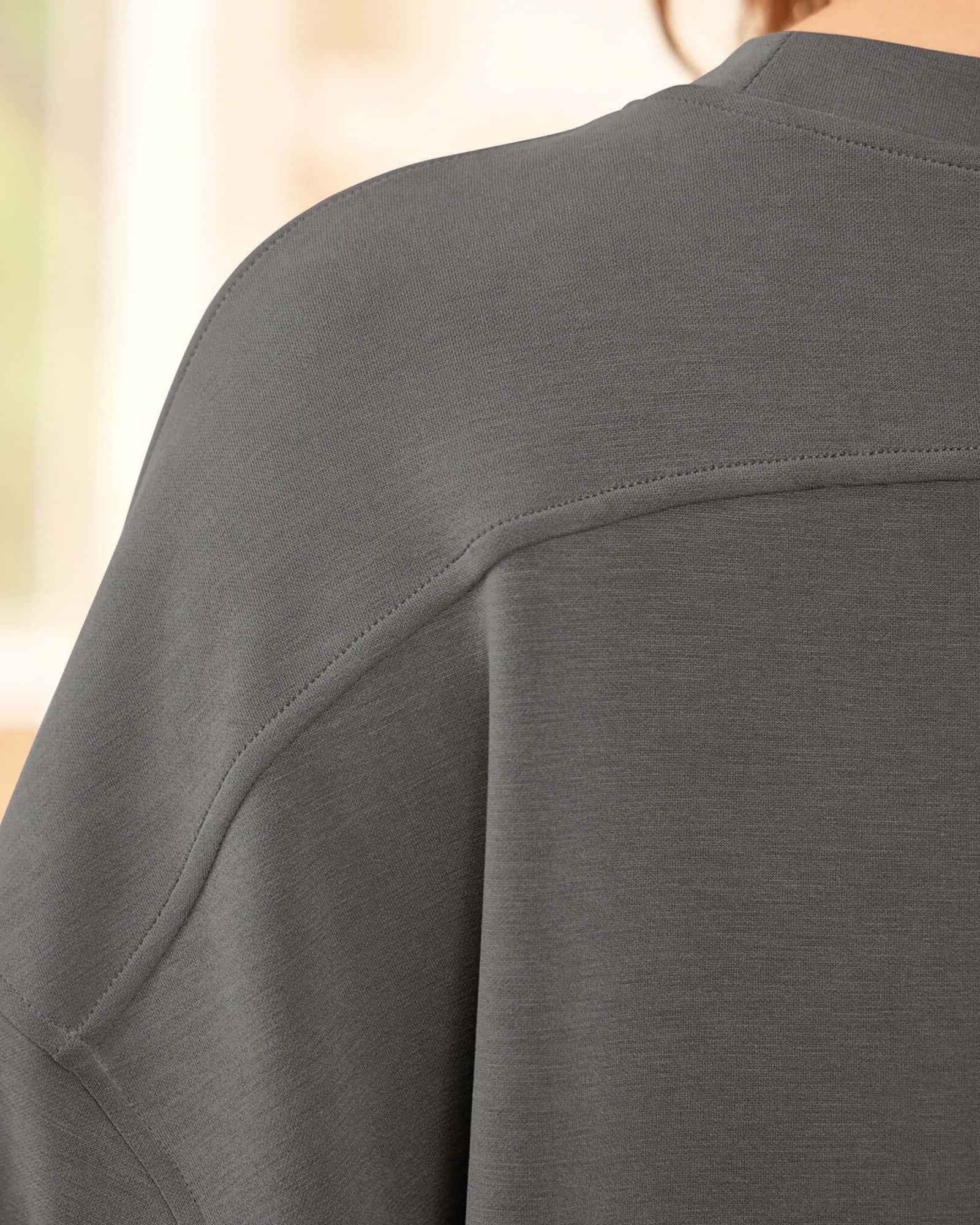 Modal Soft Oversized Crew Neck Short Sleeve T-Shirts - ododos