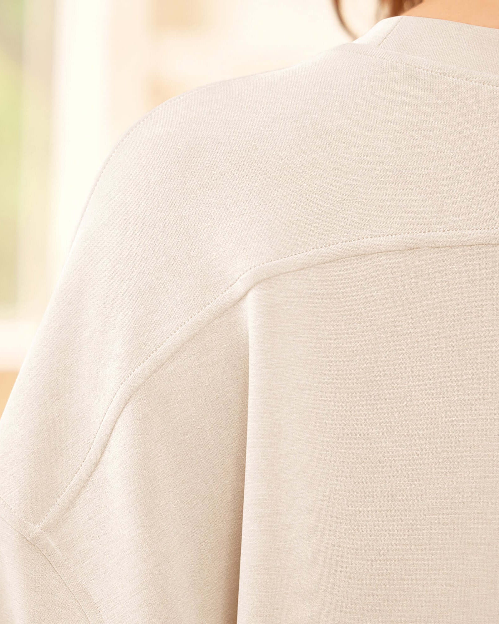 Modal Soft Oversized Crew Neck Short Sleeve T-Shirts - ododos