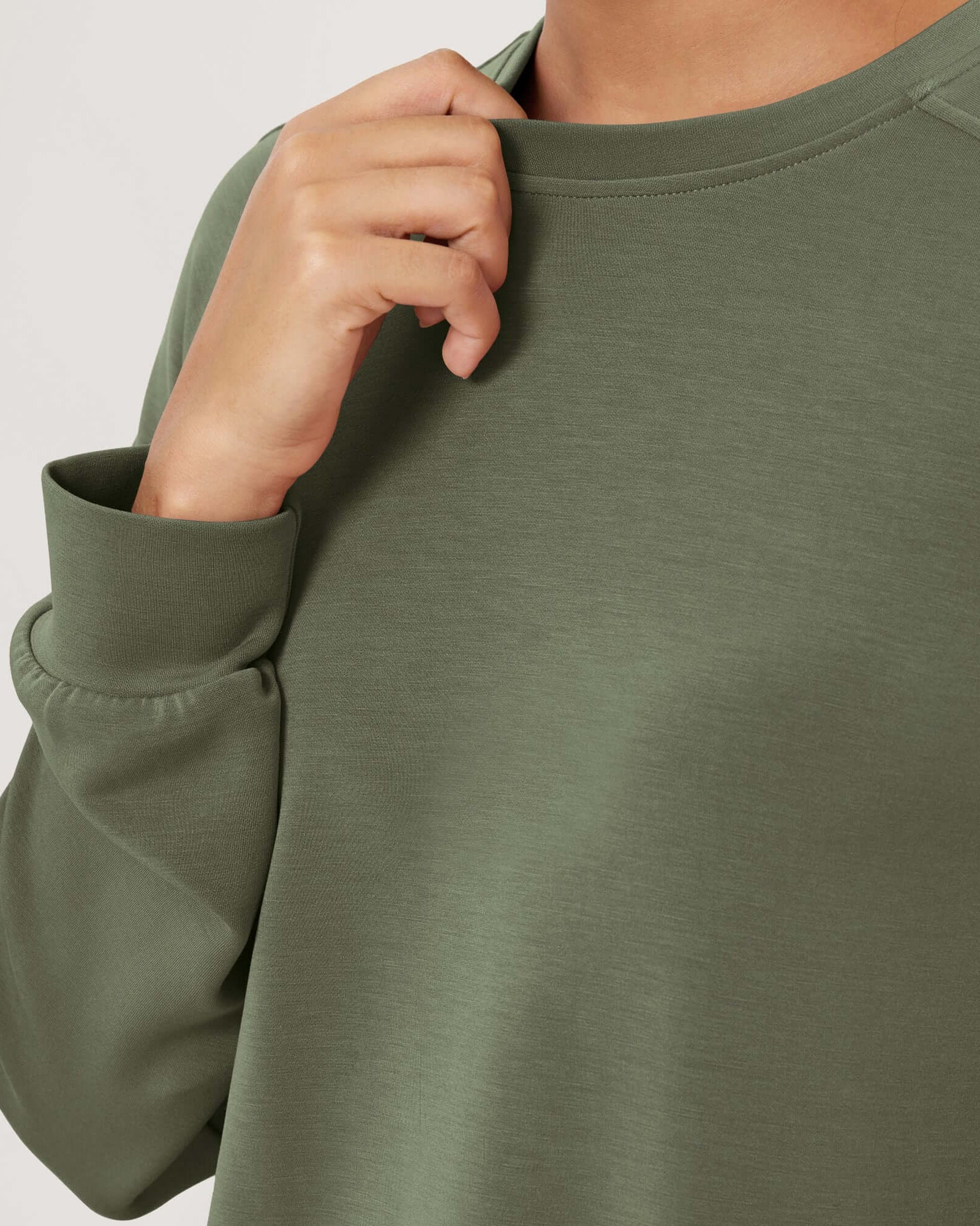 Modal Soft Raglan Long Sleeves Sweatshirts - ododos