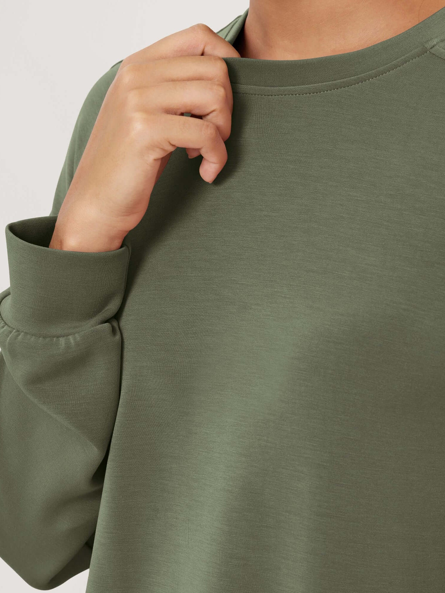 Modal Soft Raglan Long Sleeves Sweatshirts - ododos
