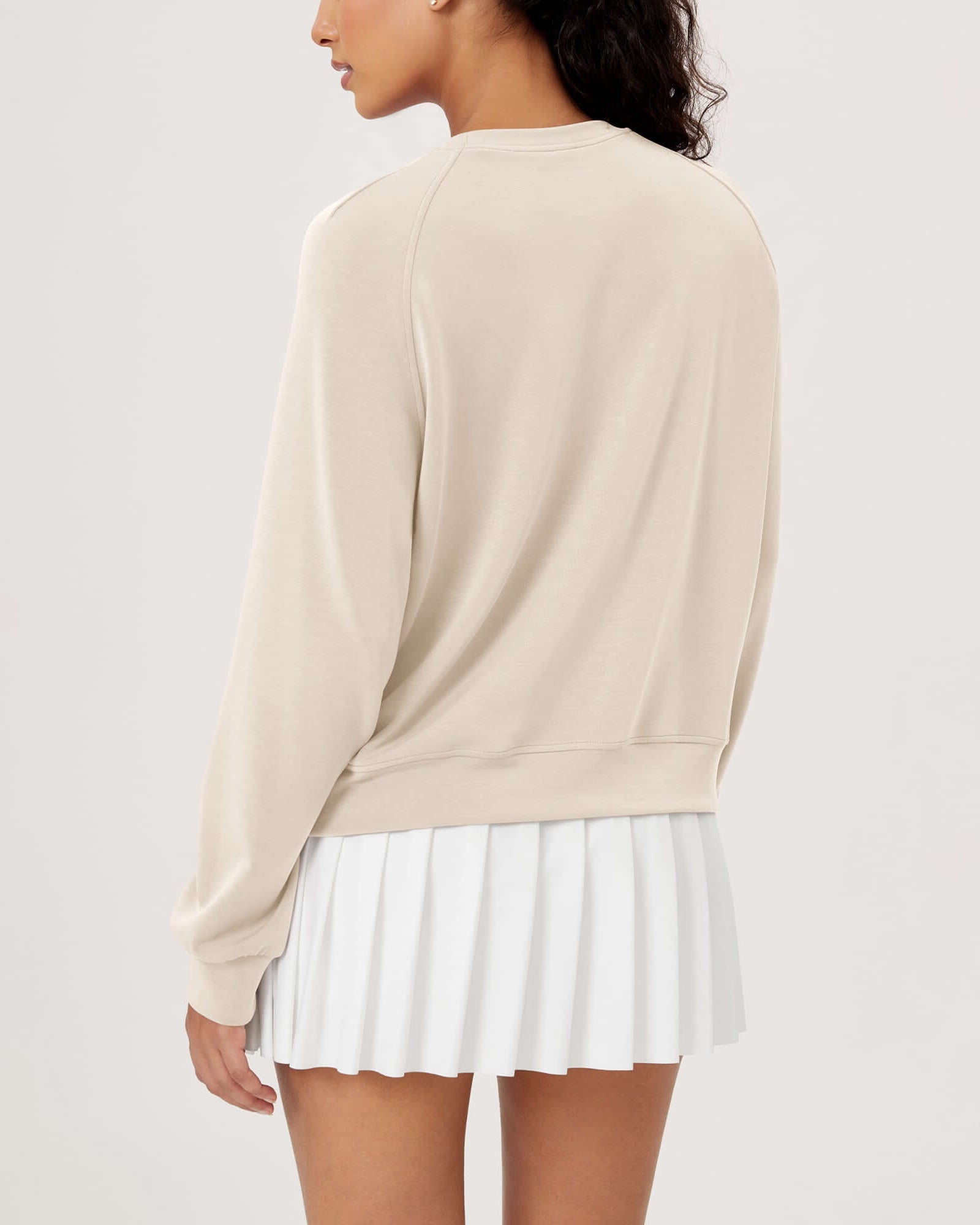 Modal Soft Raglan Long Sleeves Sweatshirts - ododos