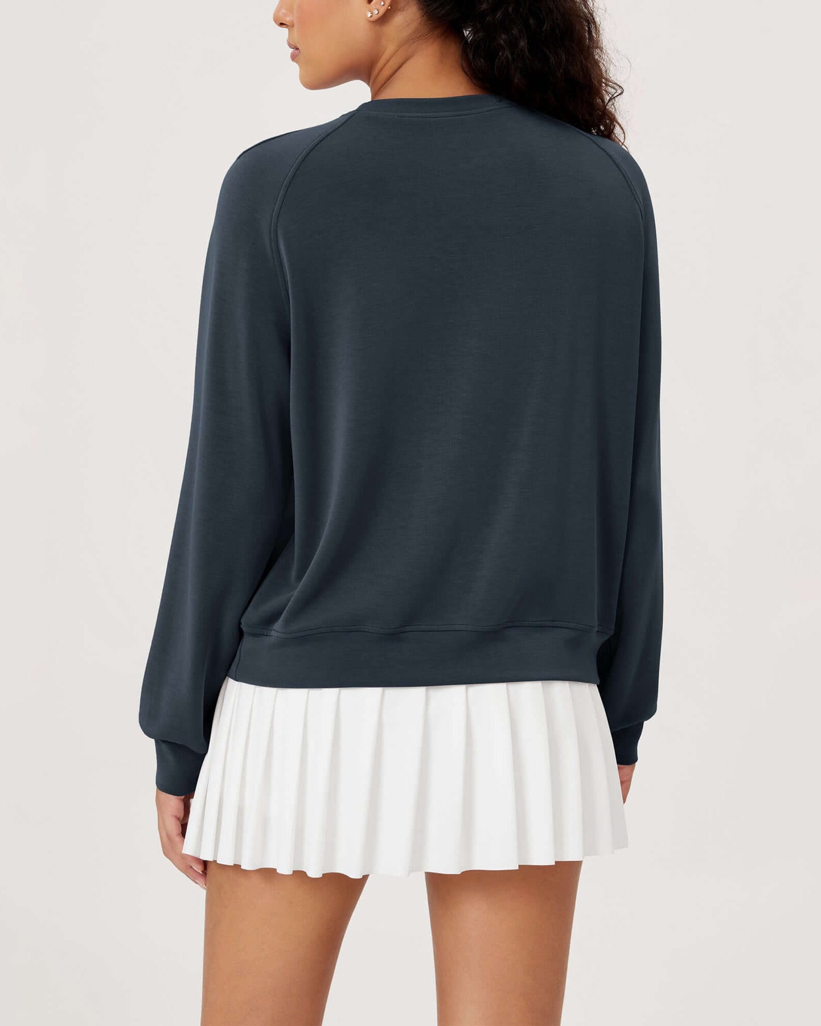 Modal Soft Raglan Long Sleeves Sweatshirts - ododos