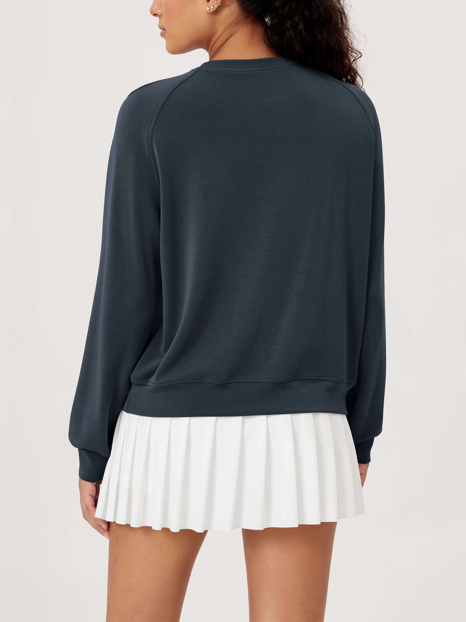 Modal Soft Raglan Long Sleeves Sweatshirts - ododos