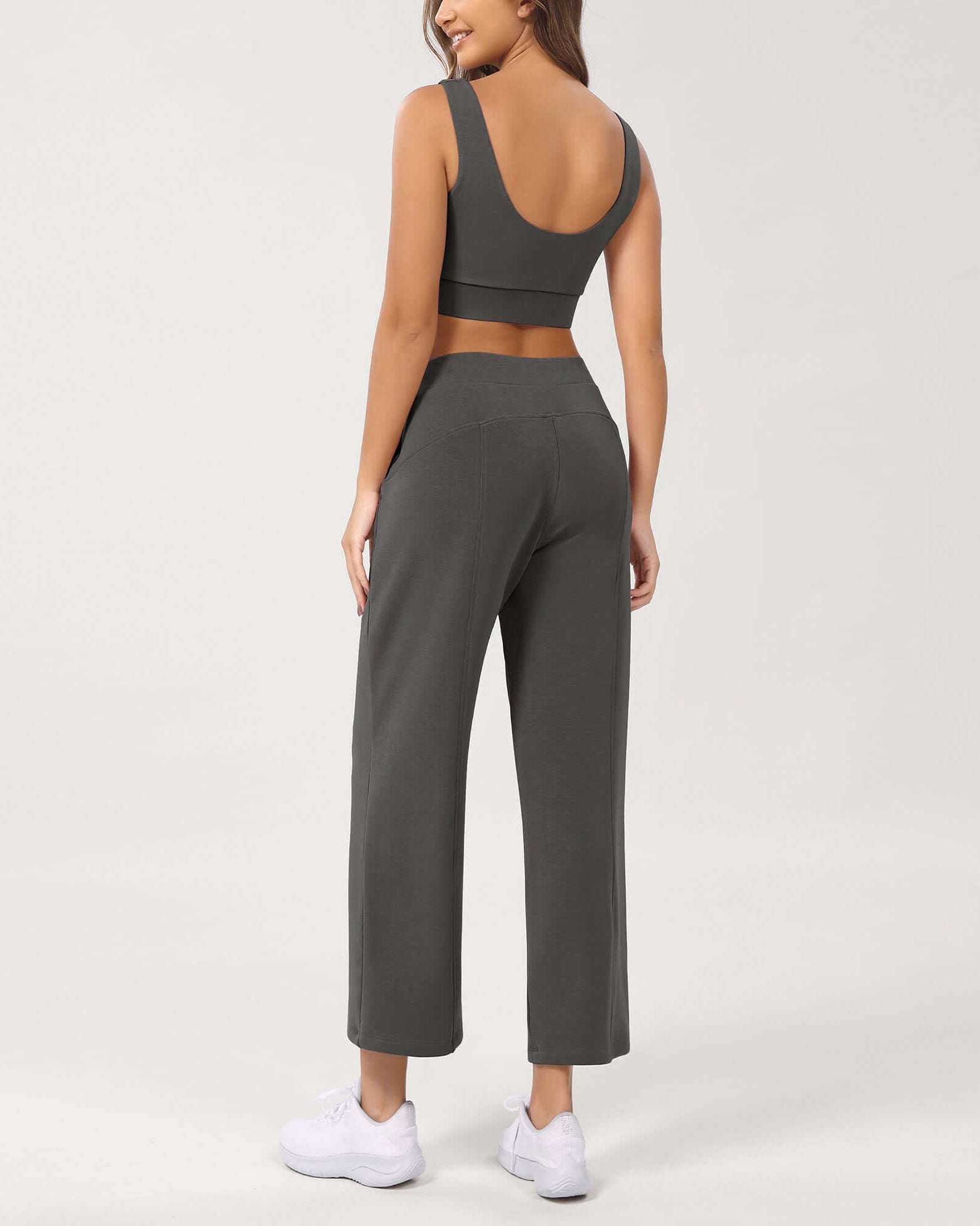 Modal Soft Relaxed Cropped Pants - ododos