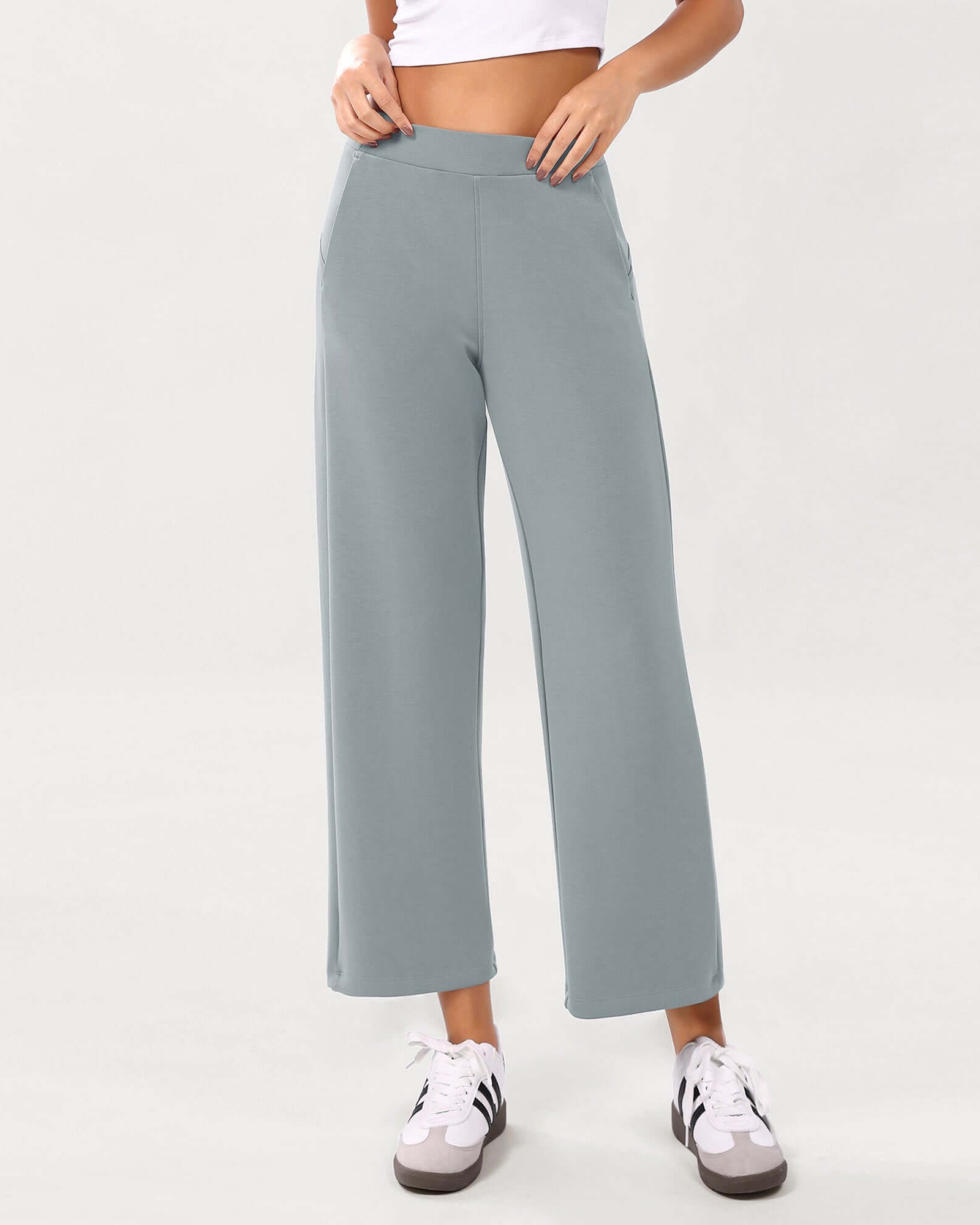 Modal Soft Relaxed Cropped Pants - ododos