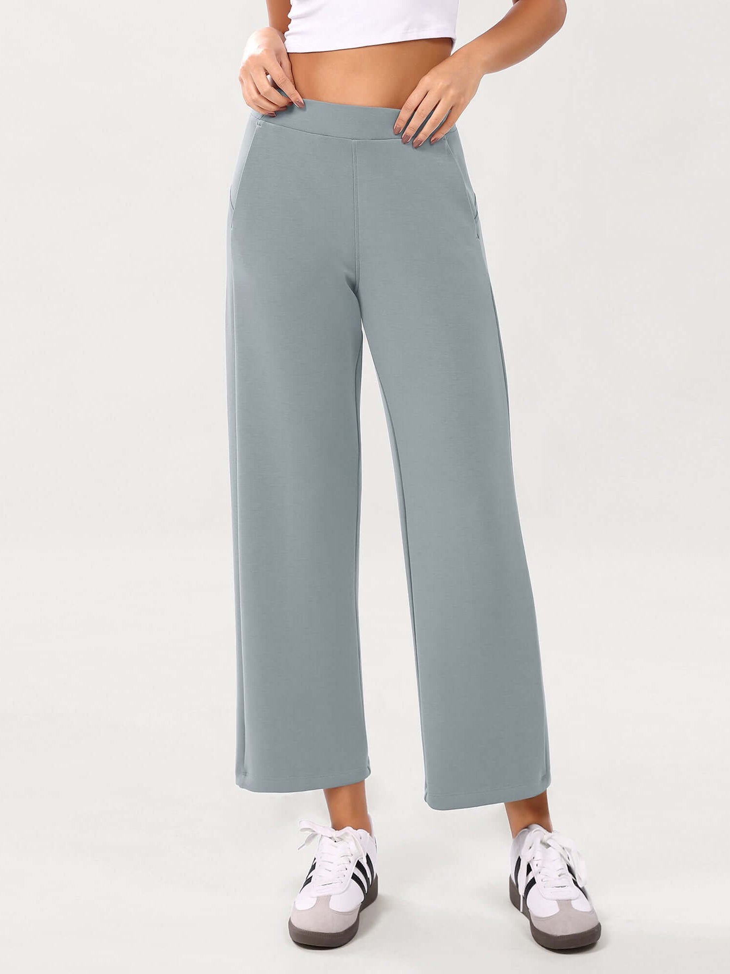 Modal Soft Relaxed Cropped Pants - ododos