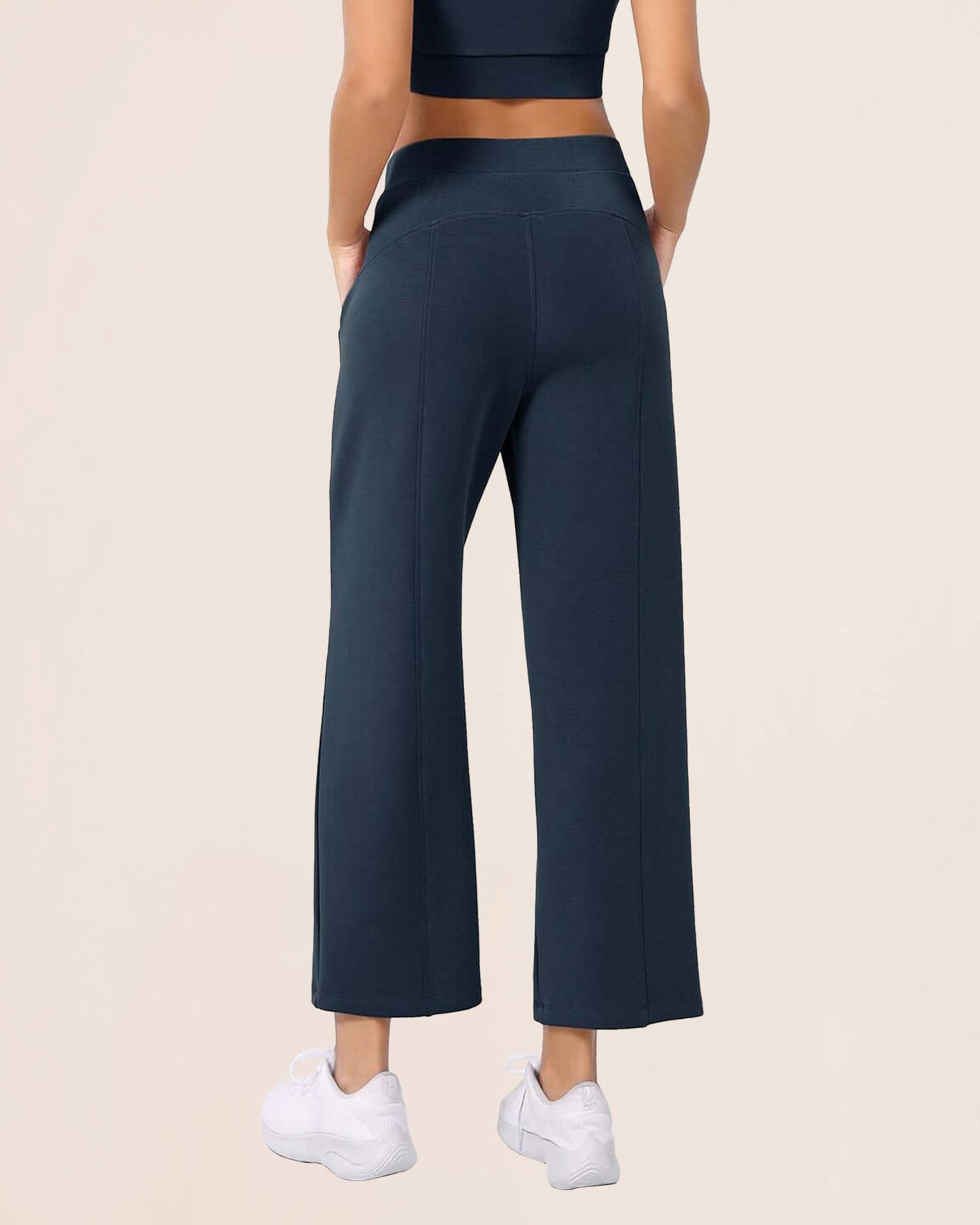 Modal Soft Relaxed Cropped Pants - ododos