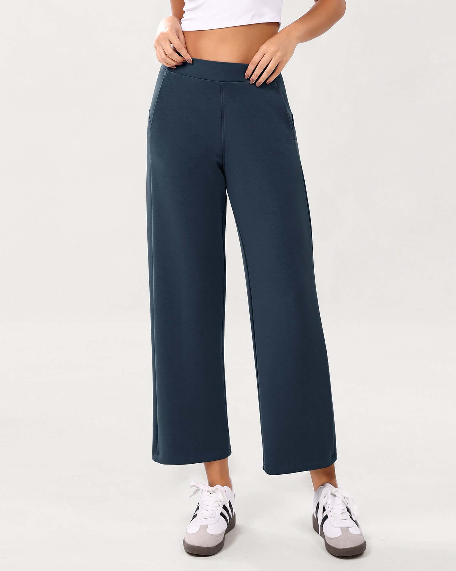Modal Soft Relaxed Cropped Pants - ododos
