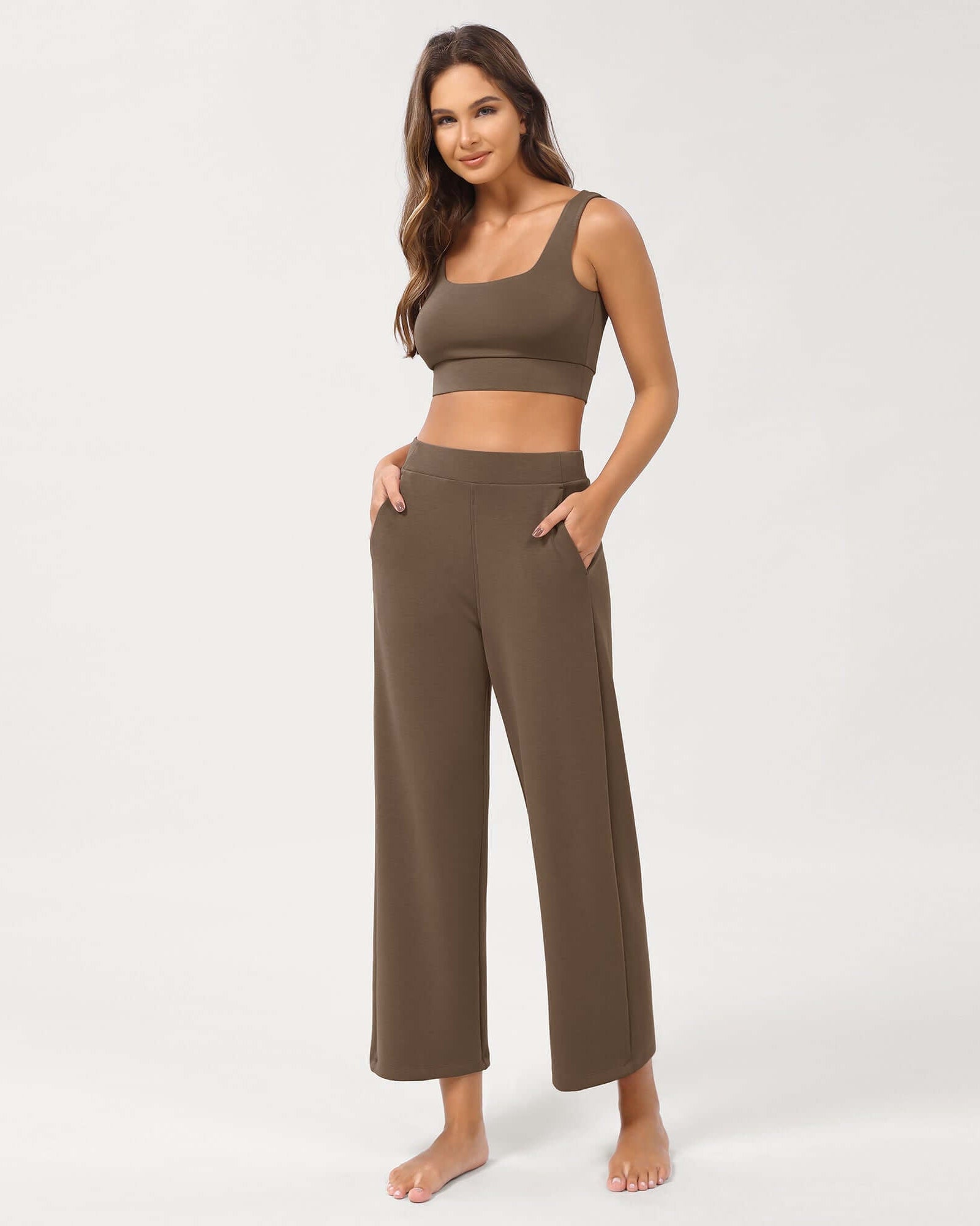 Modal Soft Relaxed Cropped Pants - ododos