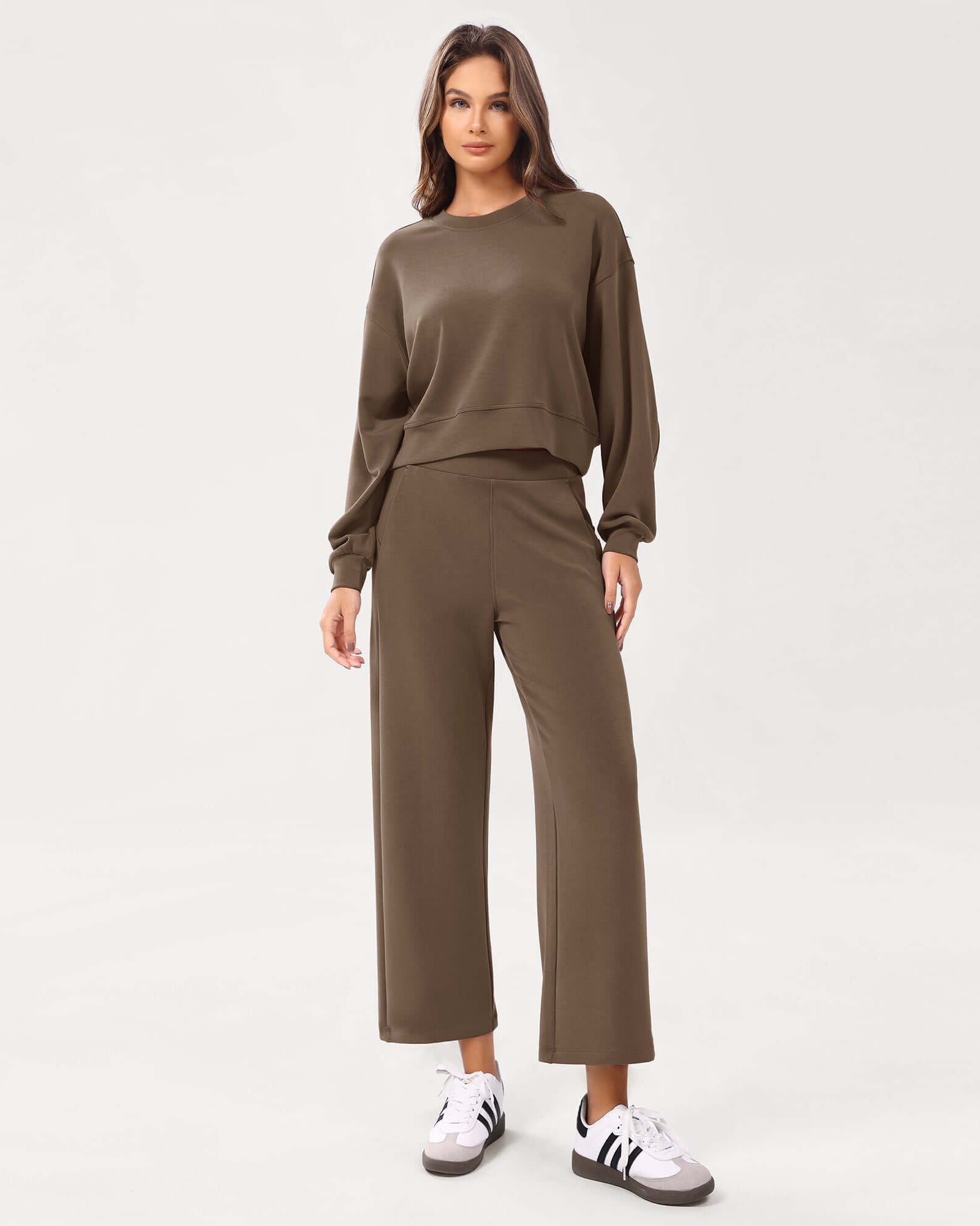 Modal Soft Relaxed Cropped Pants - ododos