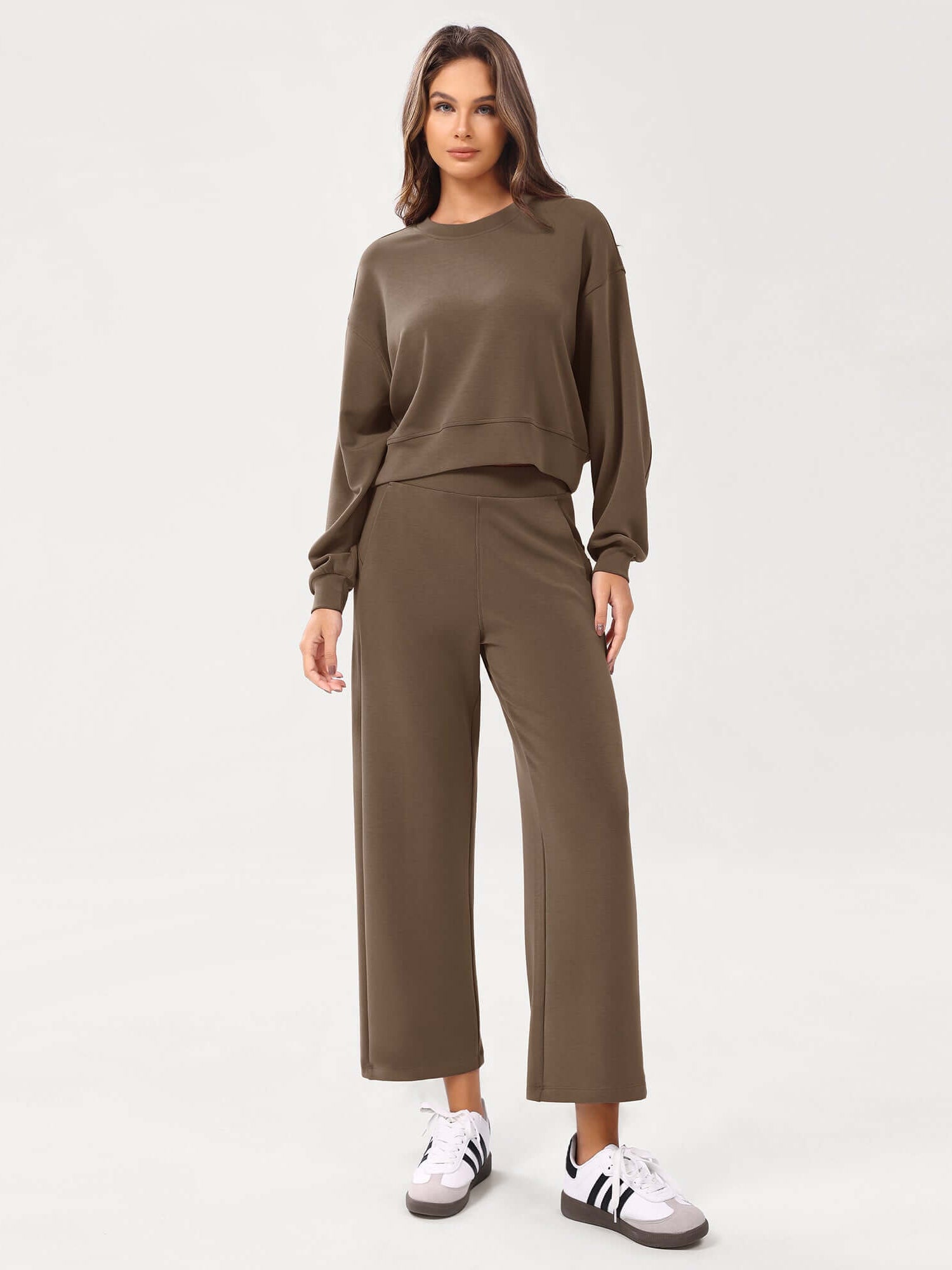 Modal Soft Relaxed Cropped Pants - ododos