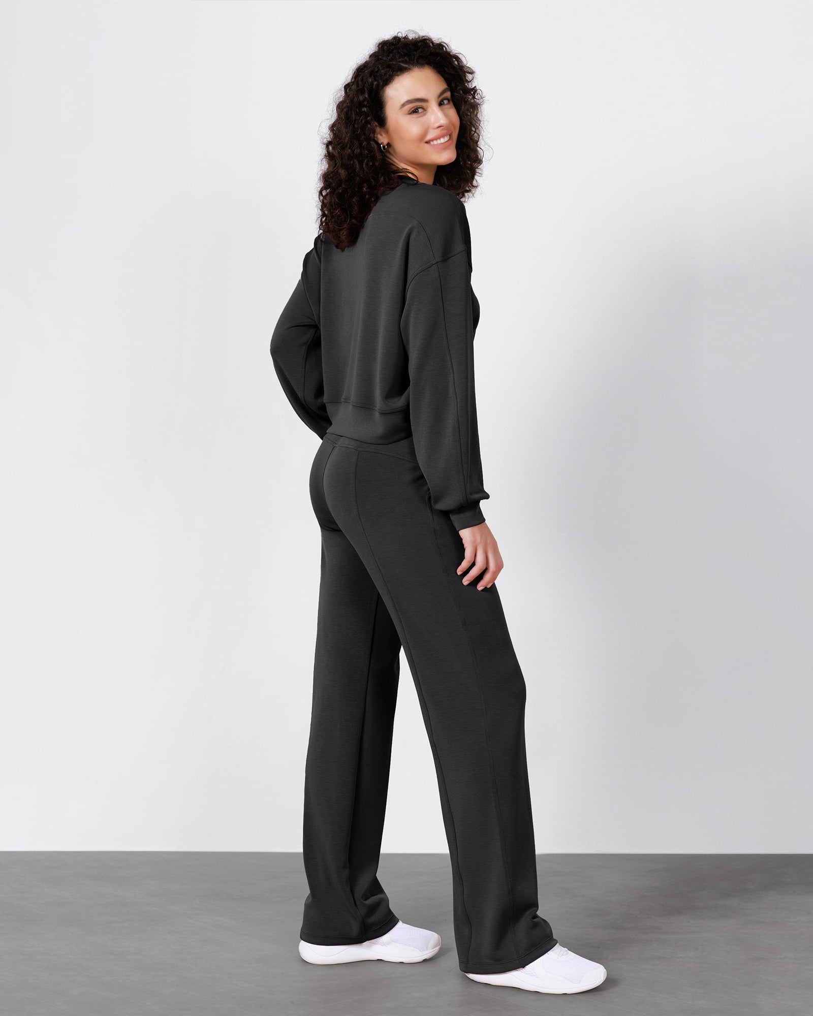 27 Adjustable Shockcord High Waist Casual Lounge Pants with Pockets - ododos