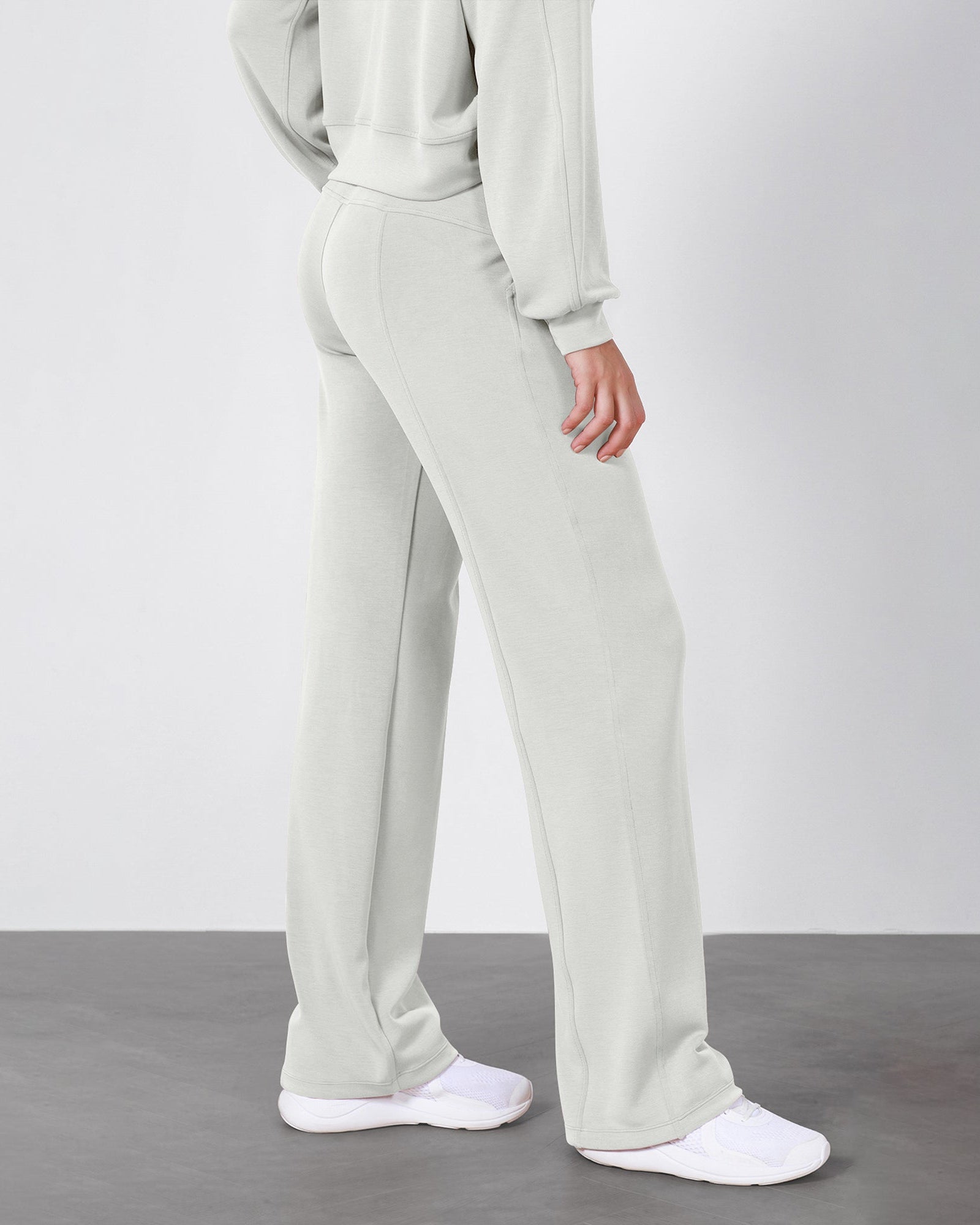 27 Adjustable Shockcord High Waist Casual Lounge Pants with Pockets - ododos