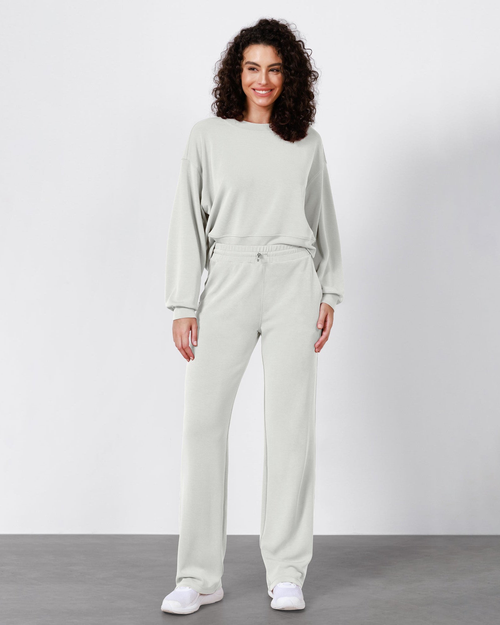 27 Adjustable Shockcord High Waist Casual Lounge Pants with Pockets - ododos