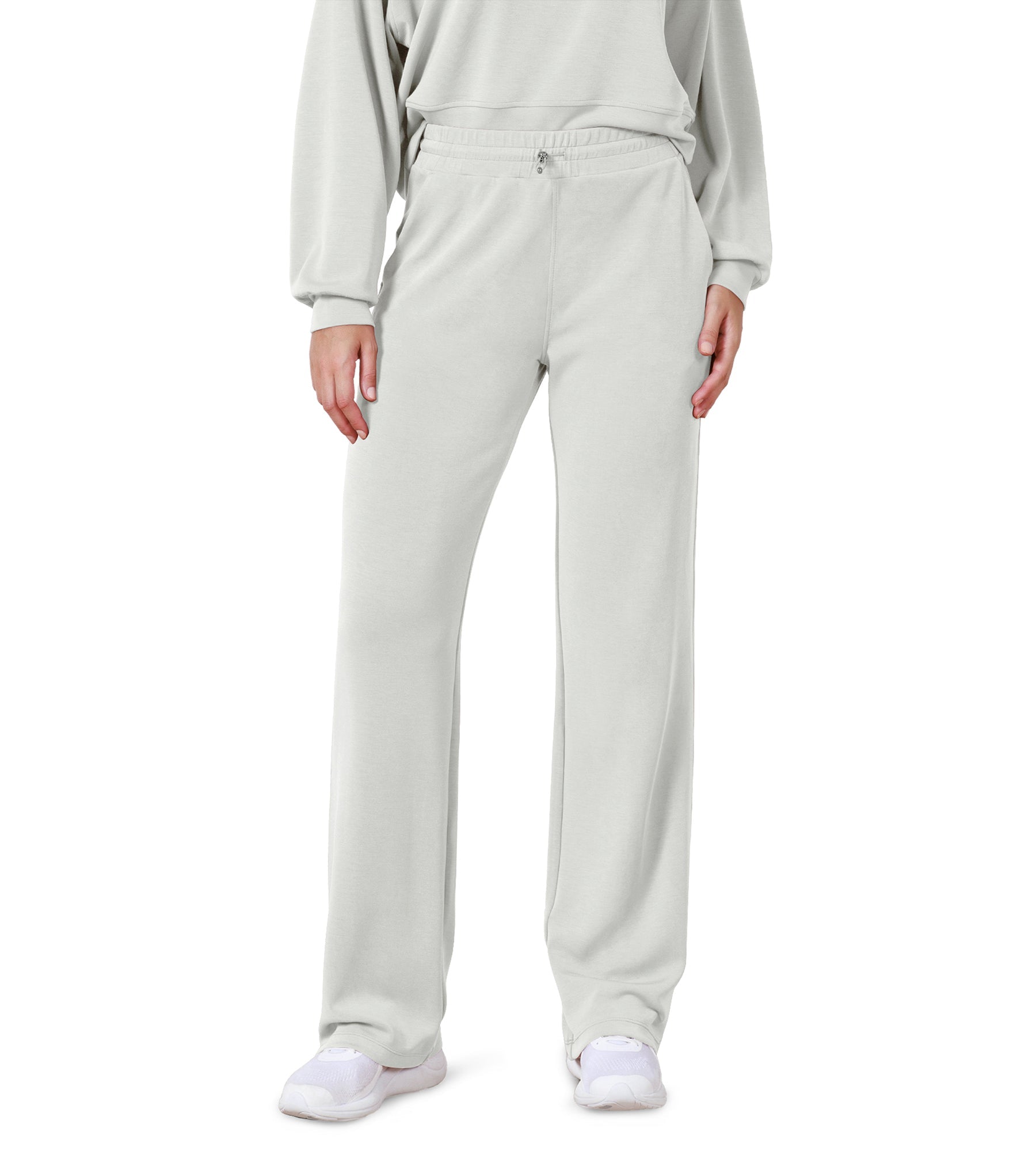 27 Adjustable Shockcord High Waist Casual Lounge Pants with Pockets - ododos