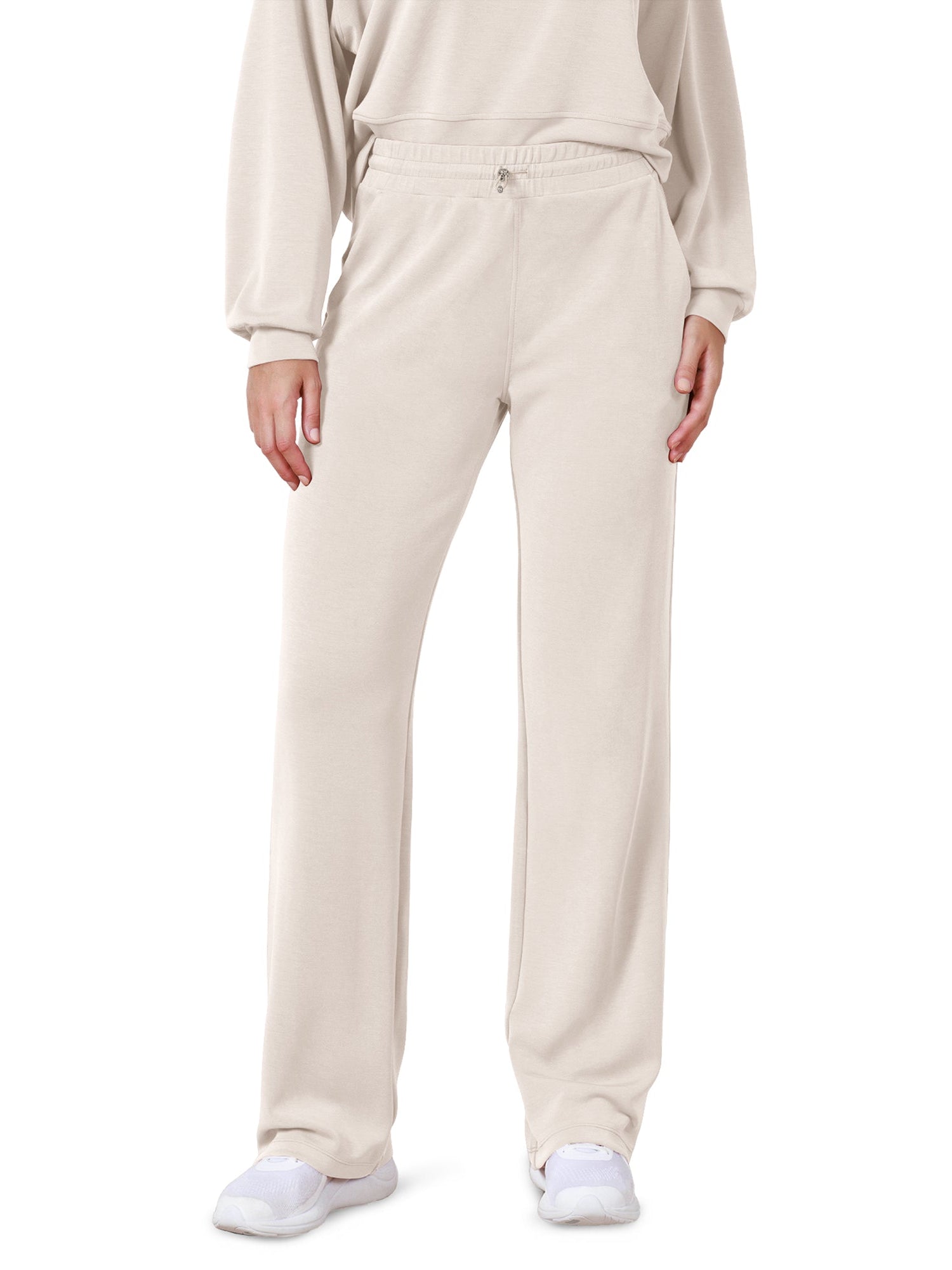 27 Adjustable Shockcord High Waist Casual Lounge Pants with Pockets - ododos