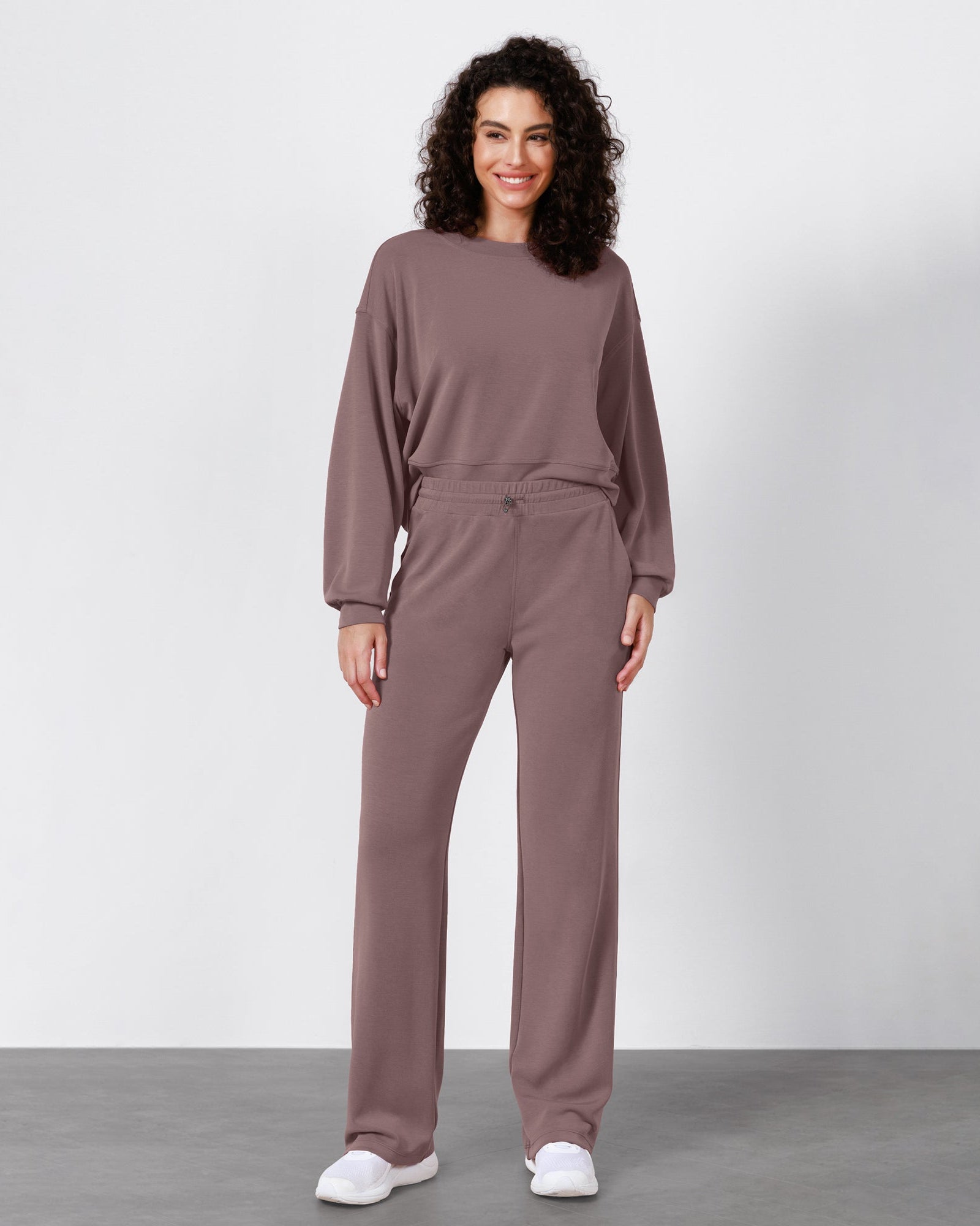 27 Adjustable Shockcord High Waist Casual Lounge Pants with Pockets - ododos