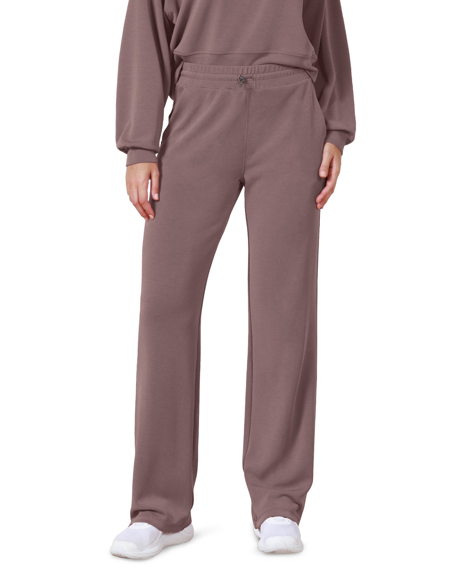 27 Adjustable Shockcord High Waist Casual Lounge Pants with Pockets - ododos