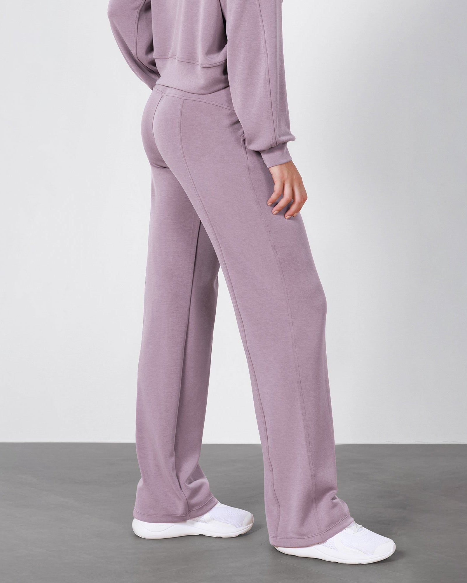 27 Adjustable Shockcord High Waist Casual Lounge Pants with Pockets - ododos