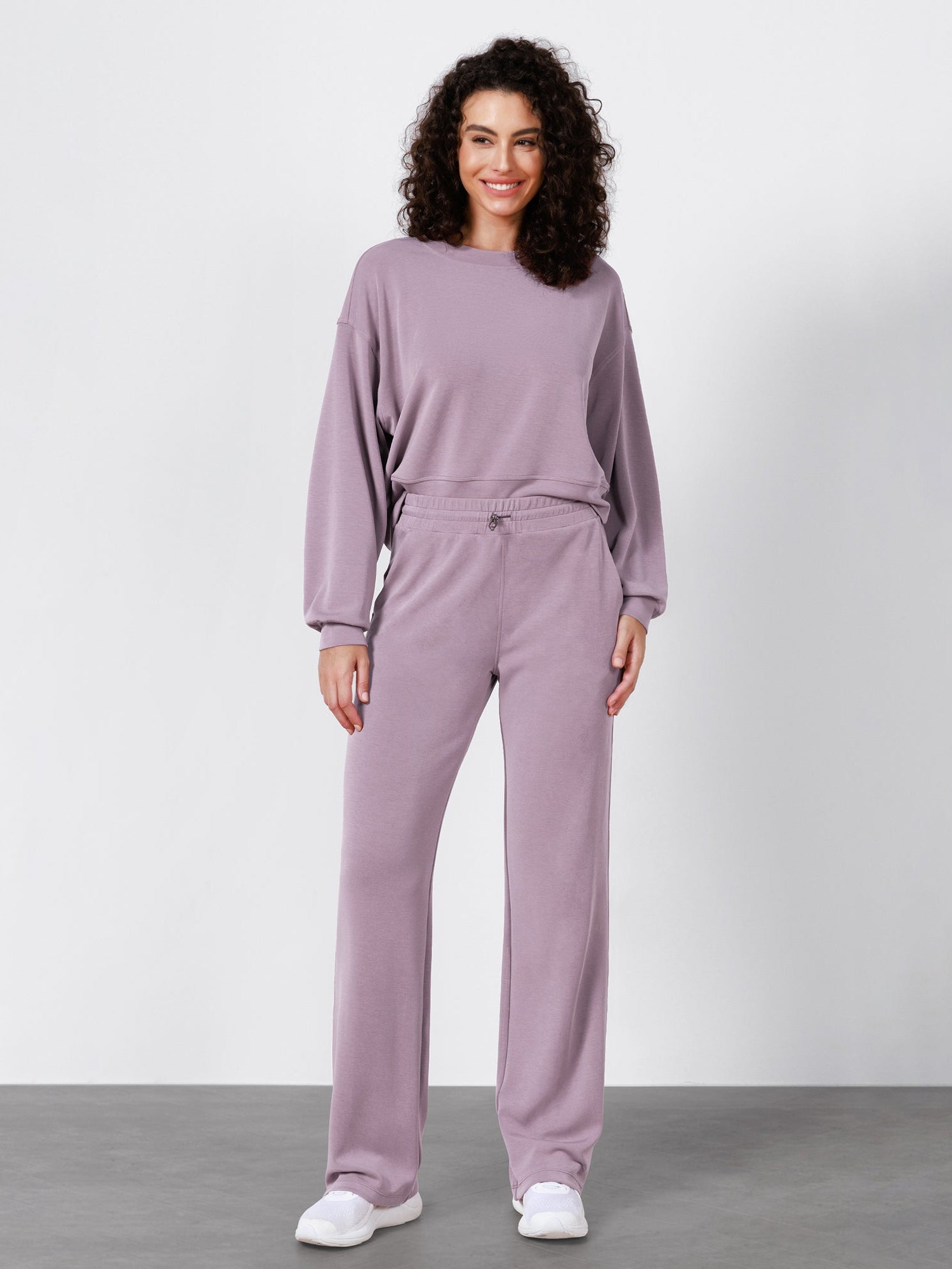 27 Adjustable Shockcord High Waist Casual Lounge Pants with Pockets - ododos