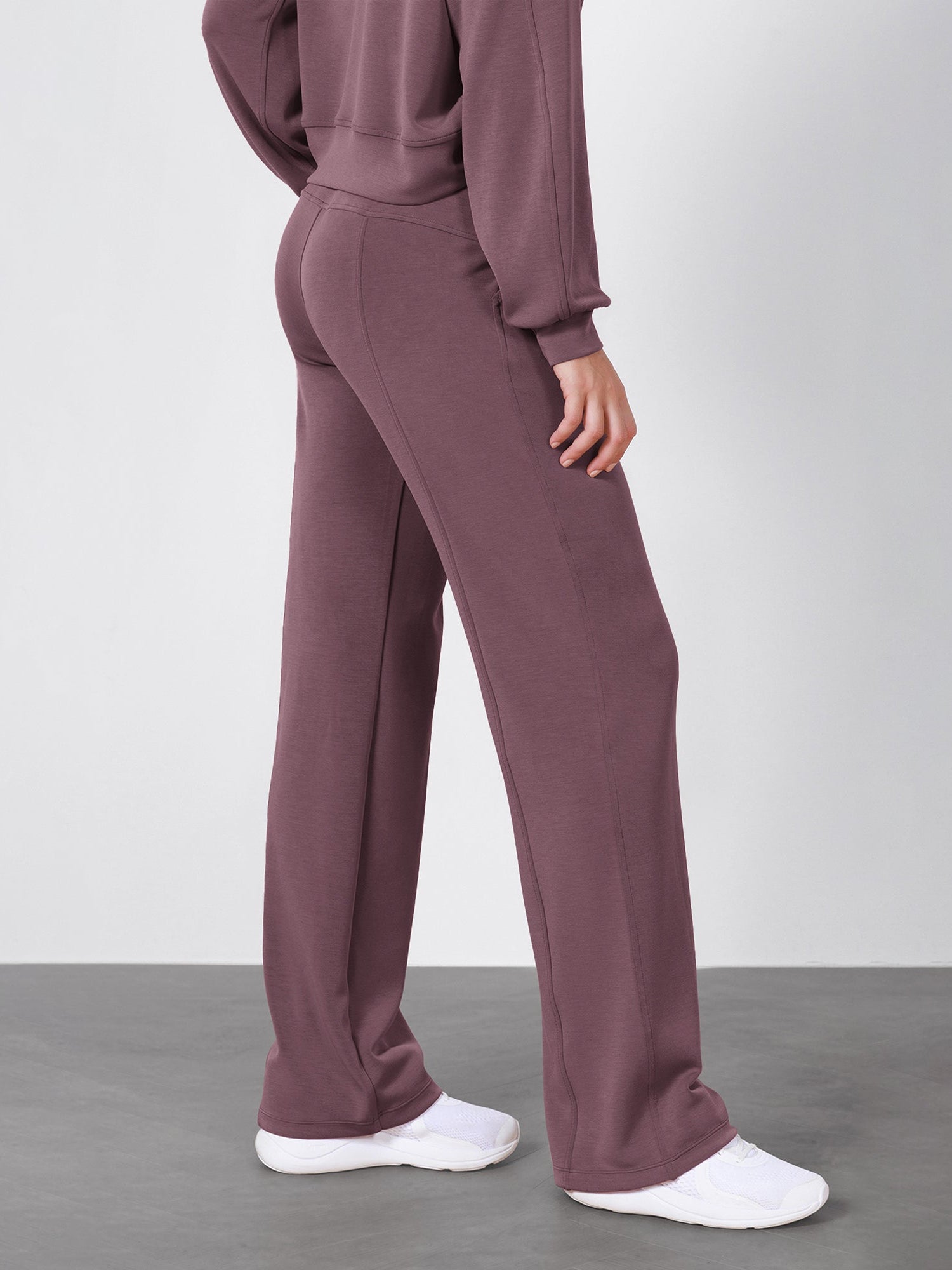 27 Adjustable Shockcord High Waist Casual Lounge Pants with Pockets - ododos