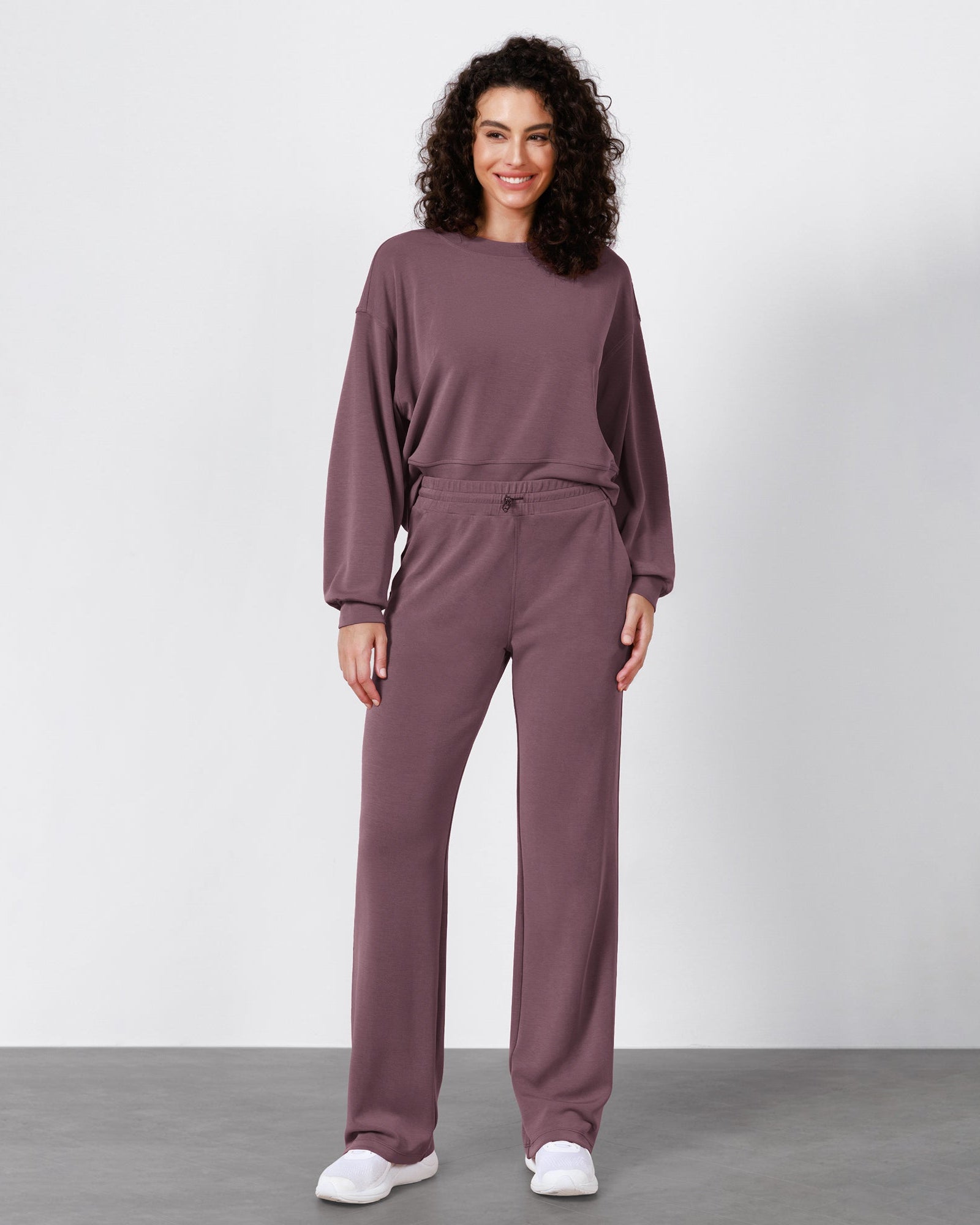 27 Adjustable Shockcord High Waist Casual Lounge Pants with Pockets - ododos