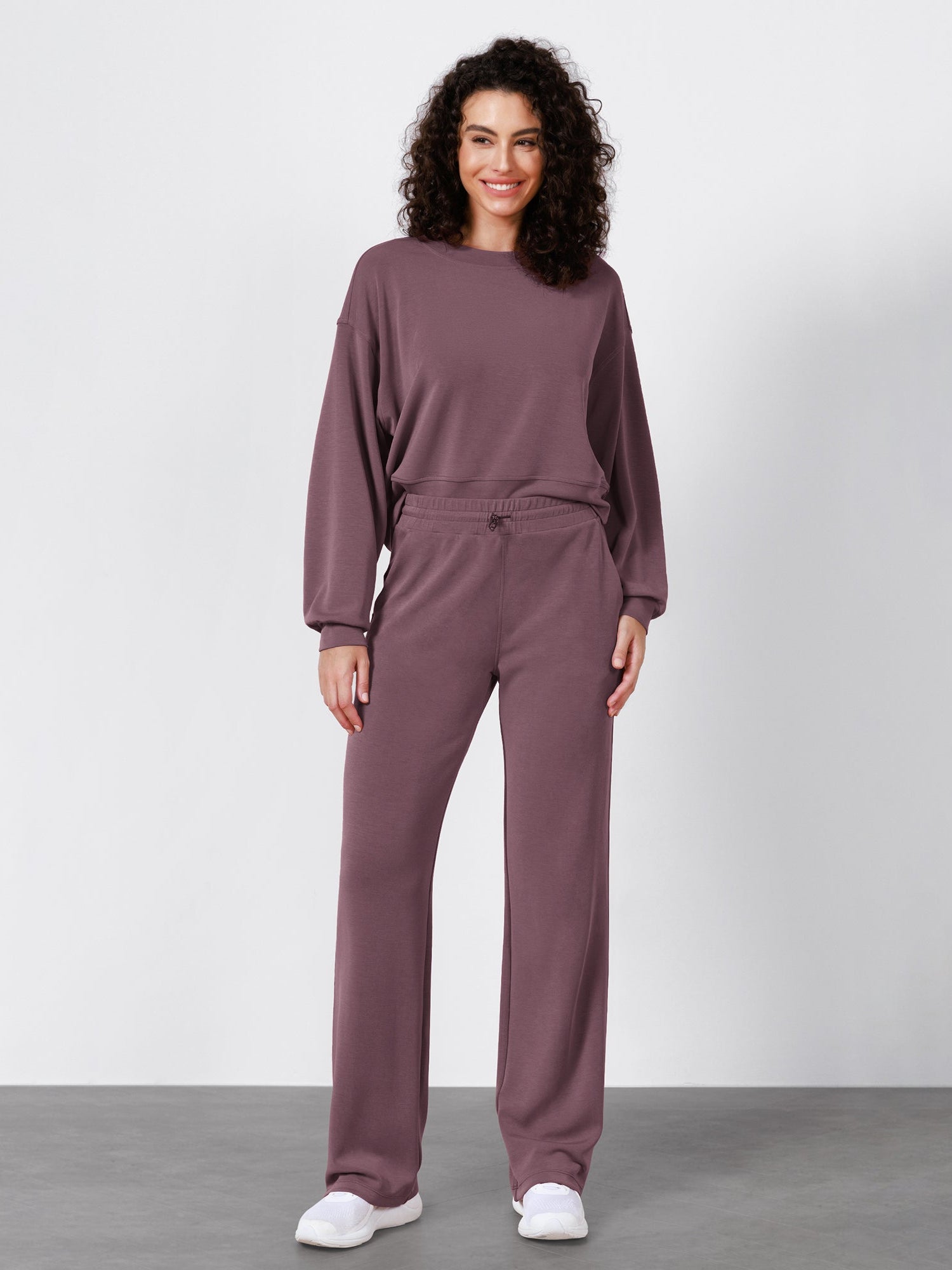 27 Adjustable Shockcord High Waist Casual Lounge Pants with Pockets - ododos