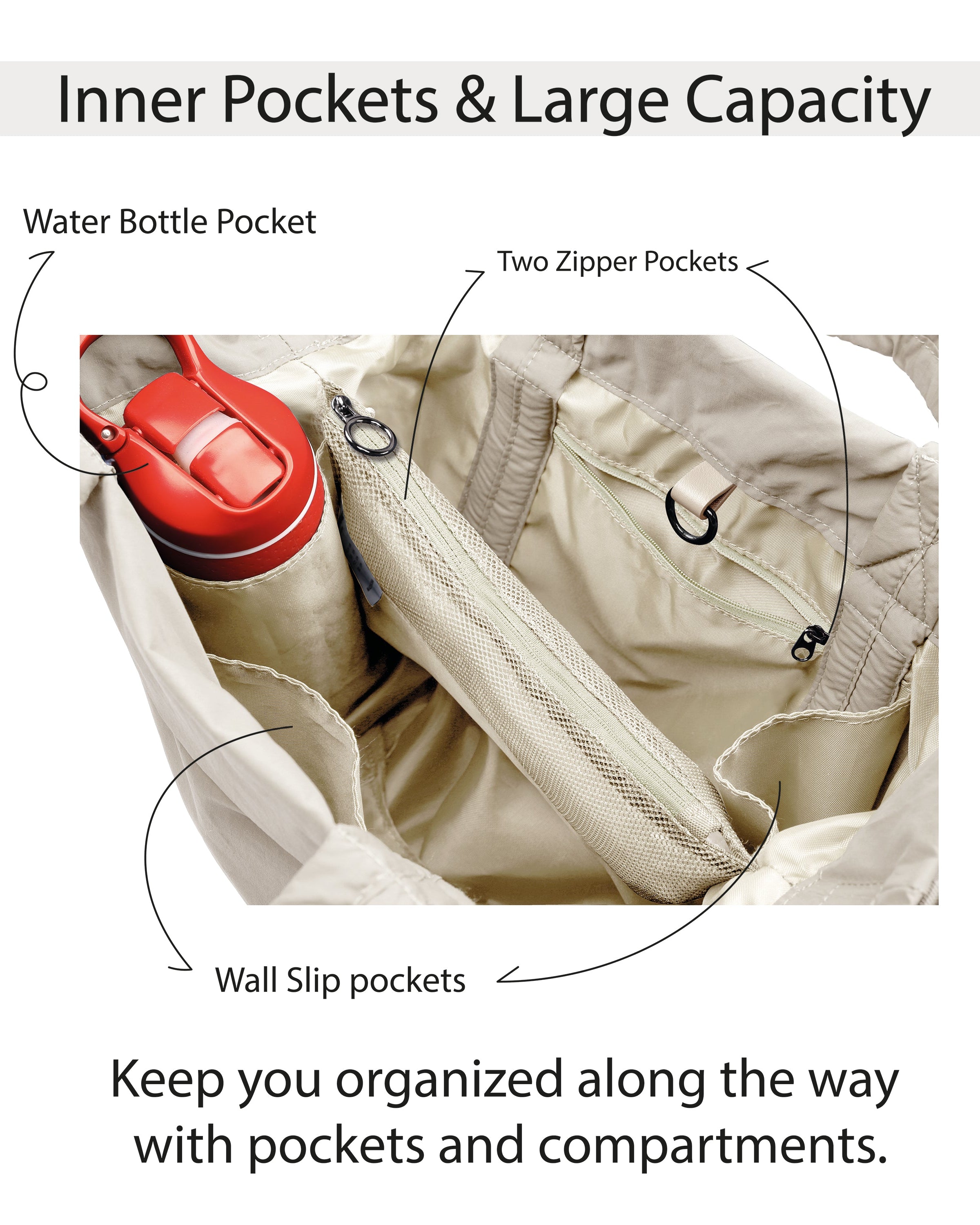 19L Travel Tote with 2 Straps - ododos