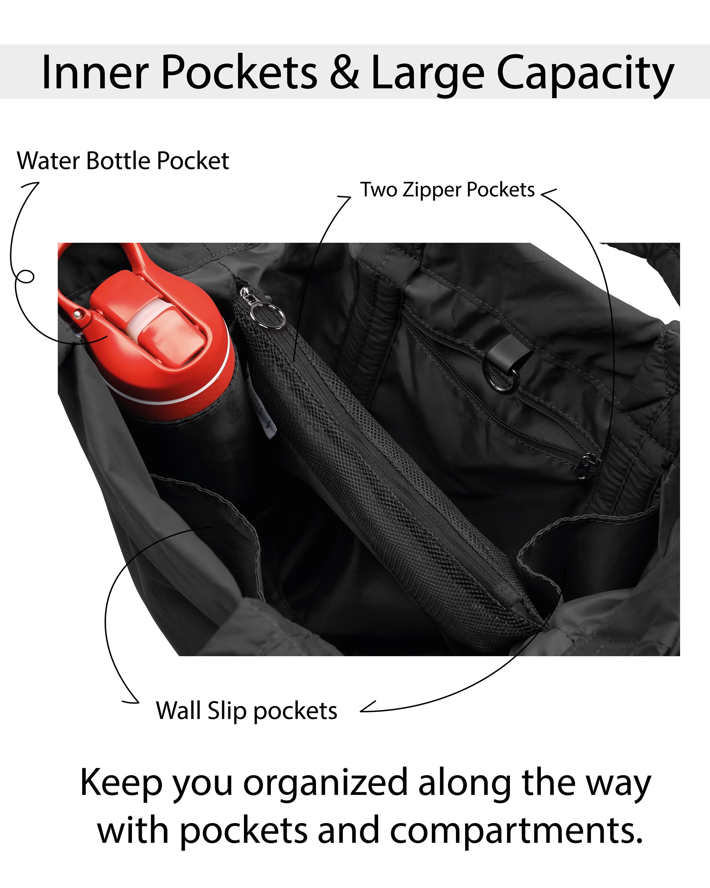 19L Travel Tote with 2 Straps - ododos