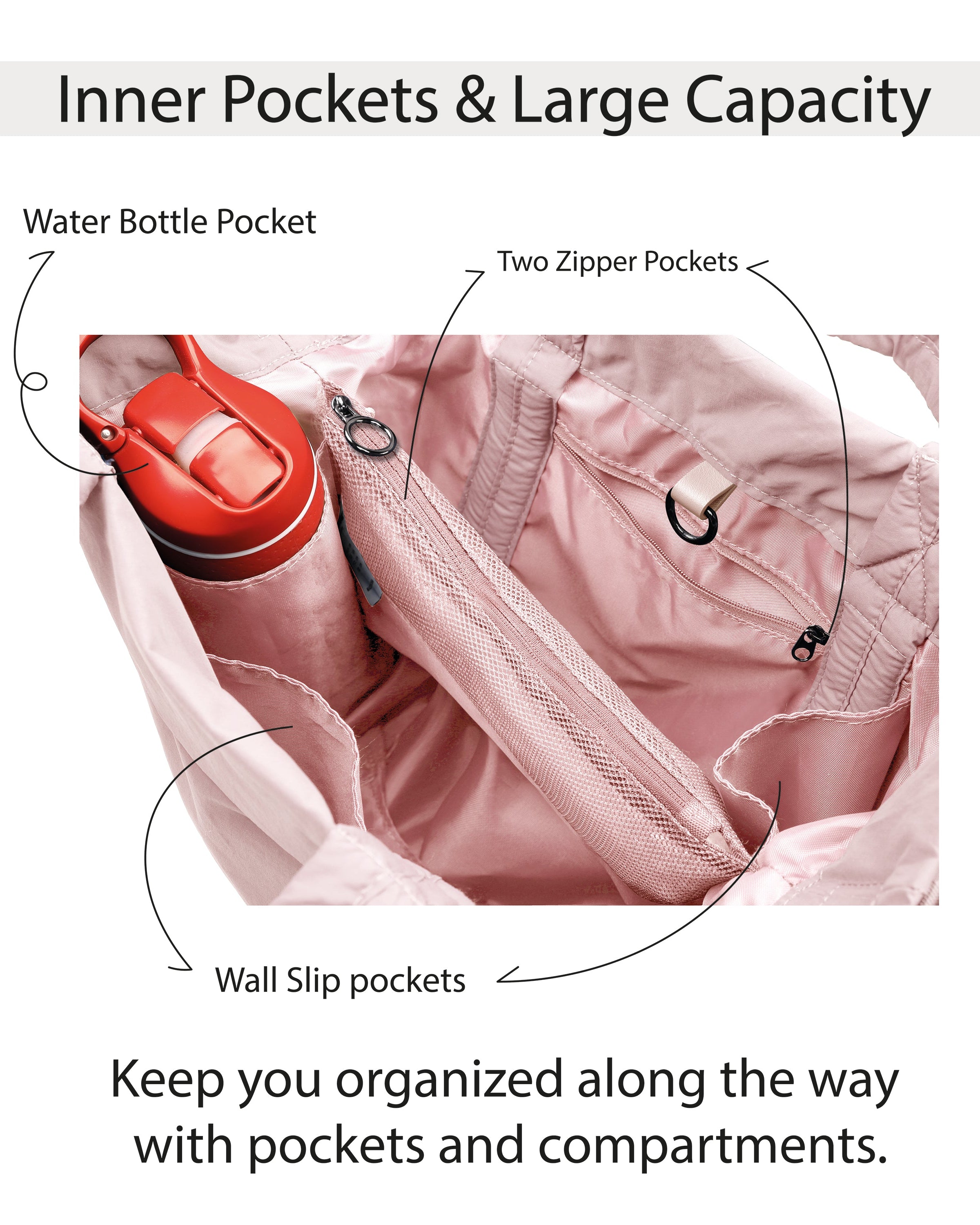 19L Travel Tote with 2 Straps - ododos