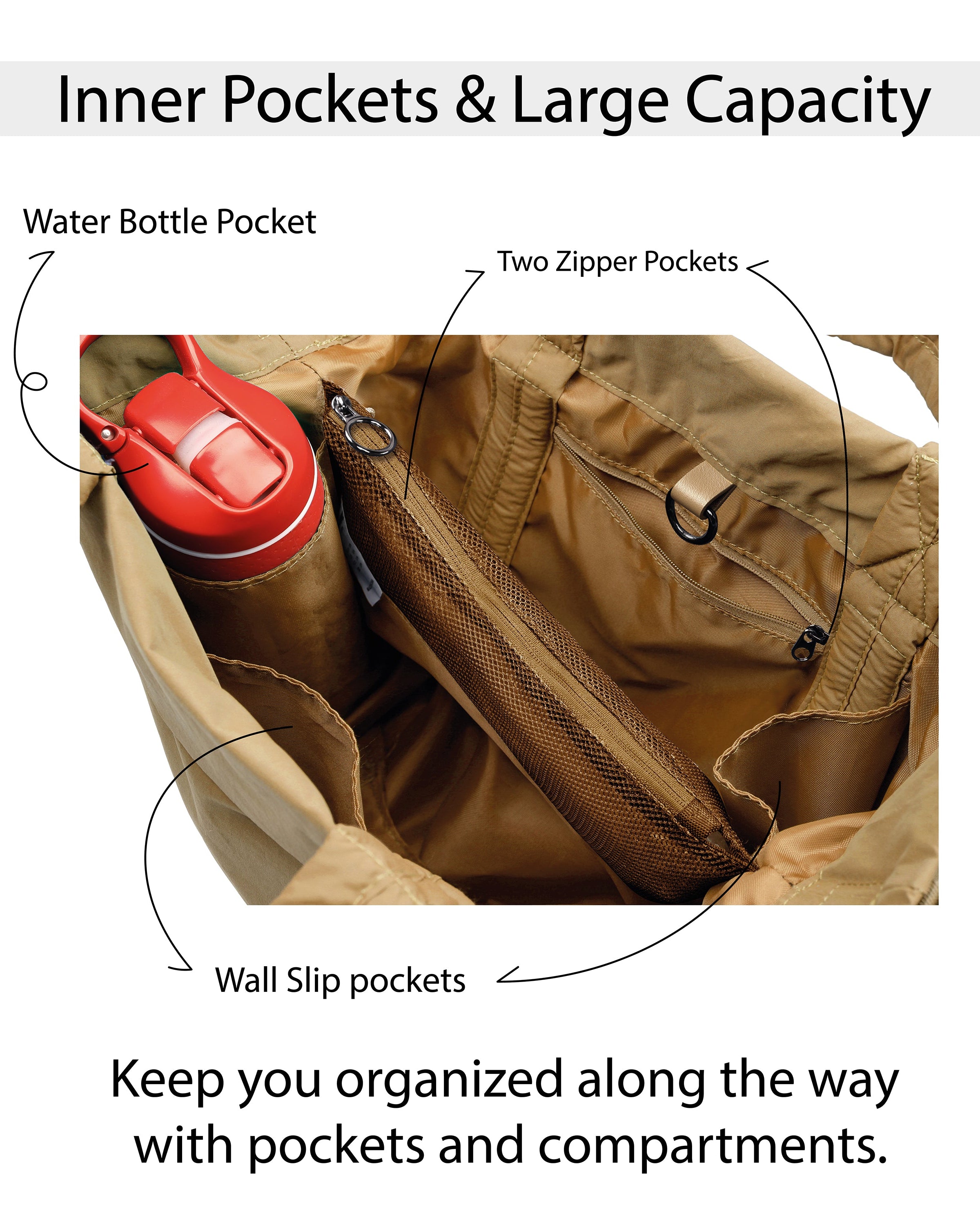 19L Travel Tote with 2 Straps - ododos