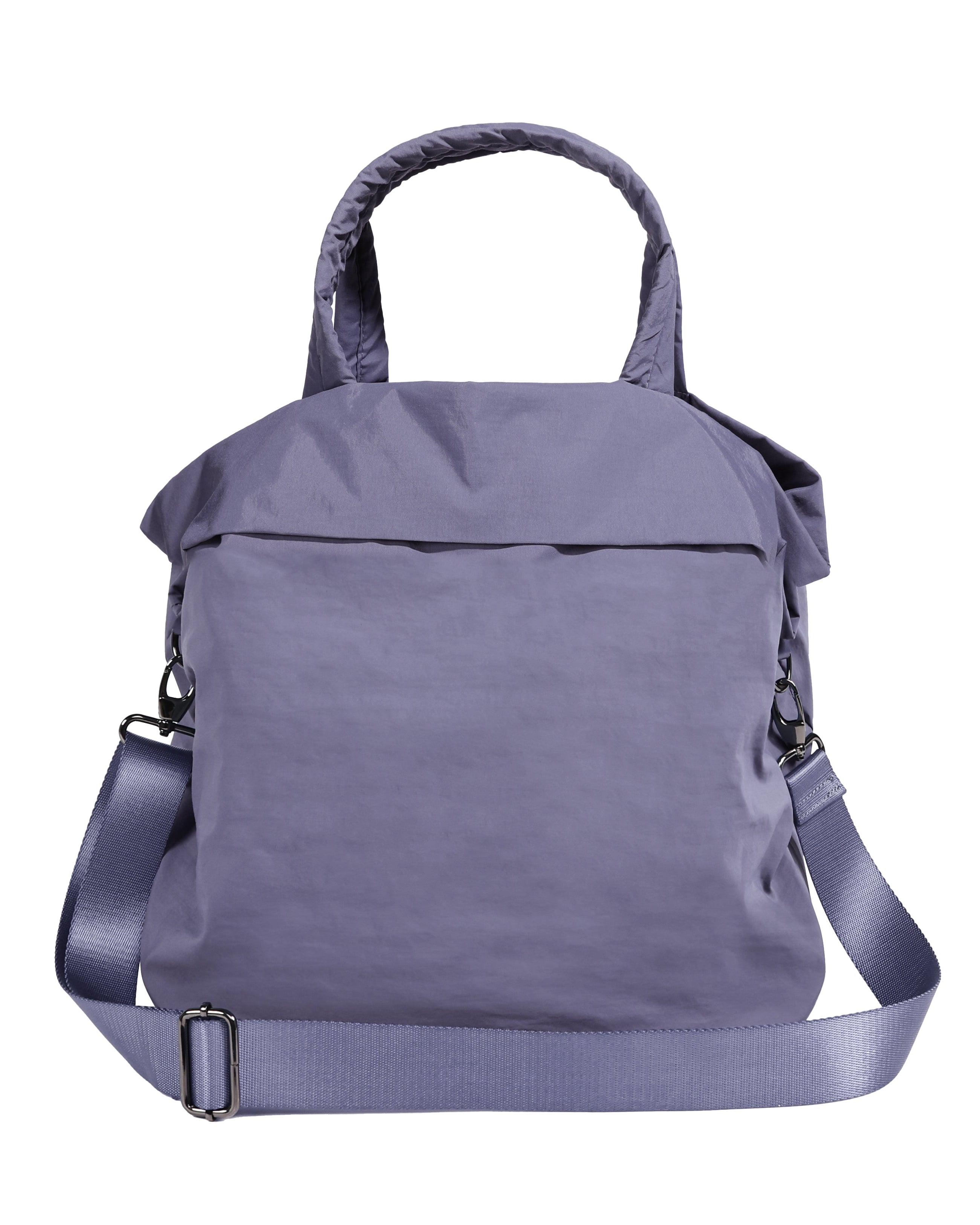 19L Travel Tote with 2 Straps Dark Lavender 14.5 x 13 x 9 - ododos