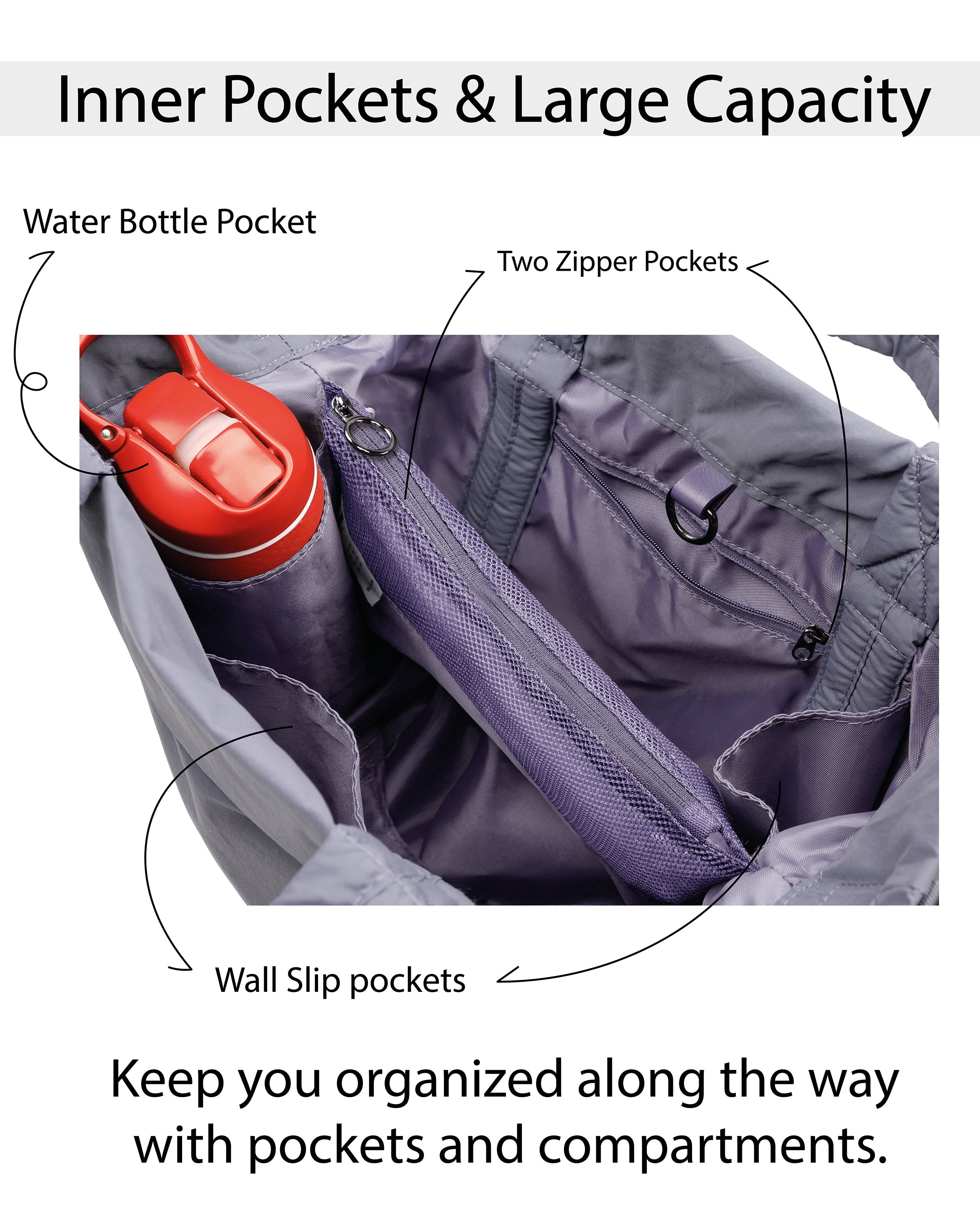 19L Travel Tote with 2 Straps - ododos