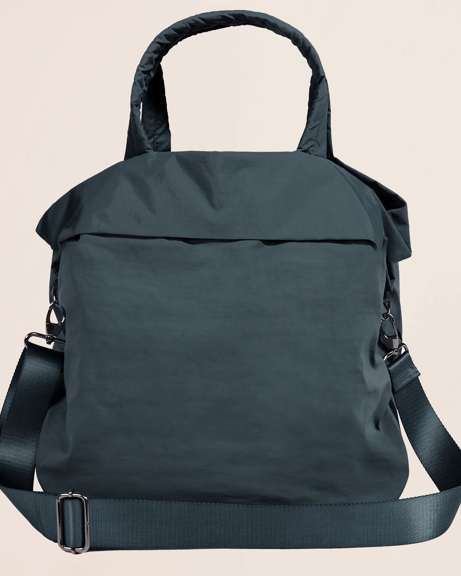 19L Travel Tote with 2 Straps Deep Navy 14.5 x 13 x 9 - ododos