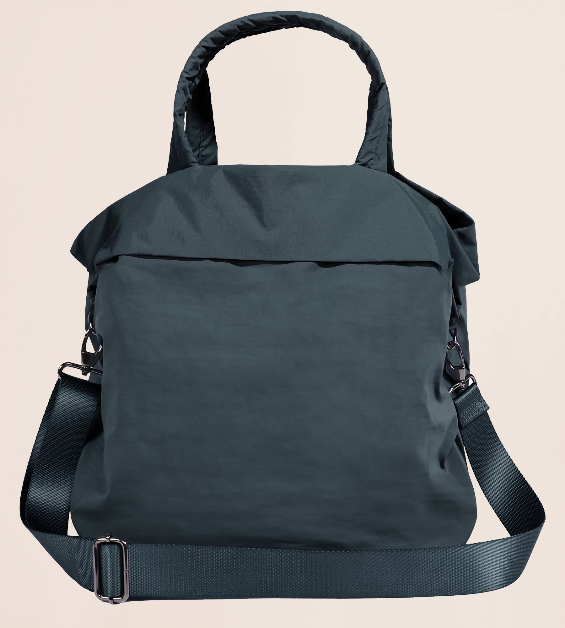 19L Travel Tote with 2 Straps Deep Navy 14.5 x 13 x 9 - ododos