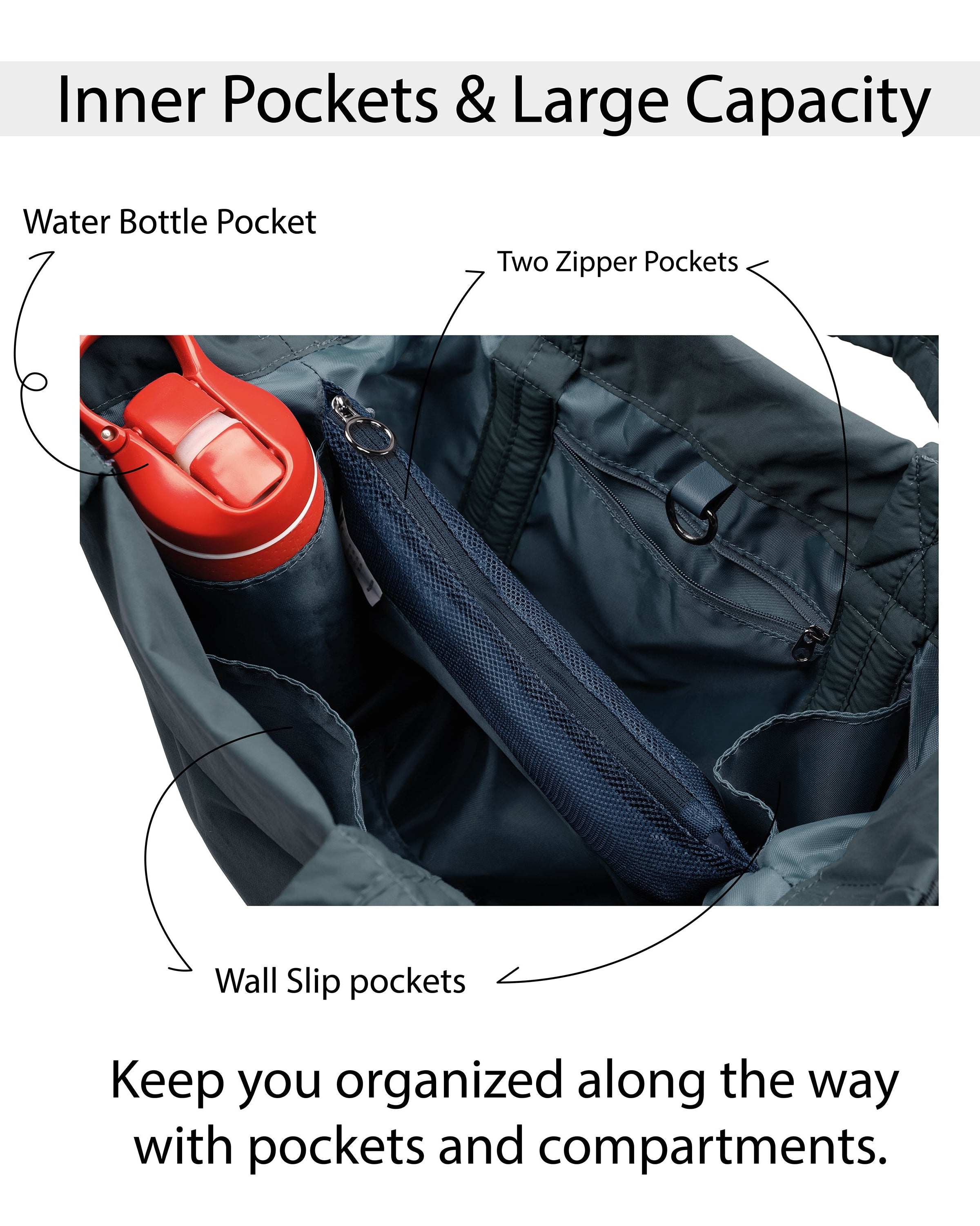 19L Travel Tote with 2 Straps - ododos