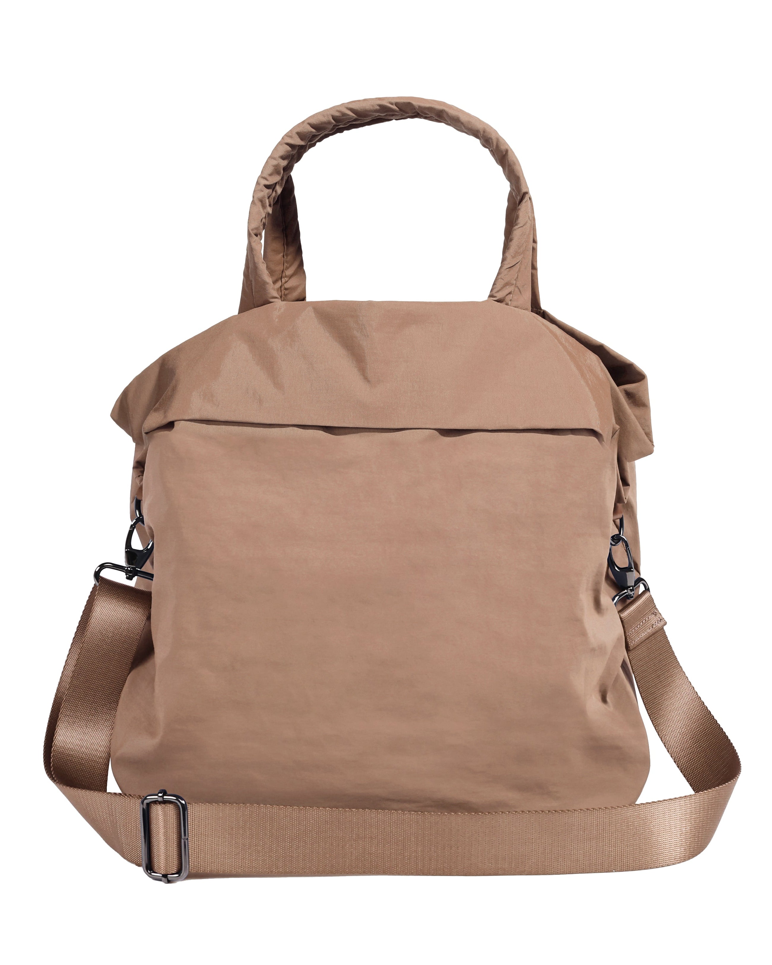 19L Travel Tote with 2 Straps Rose Dawn 14.5 x 13 x 9 - ododos