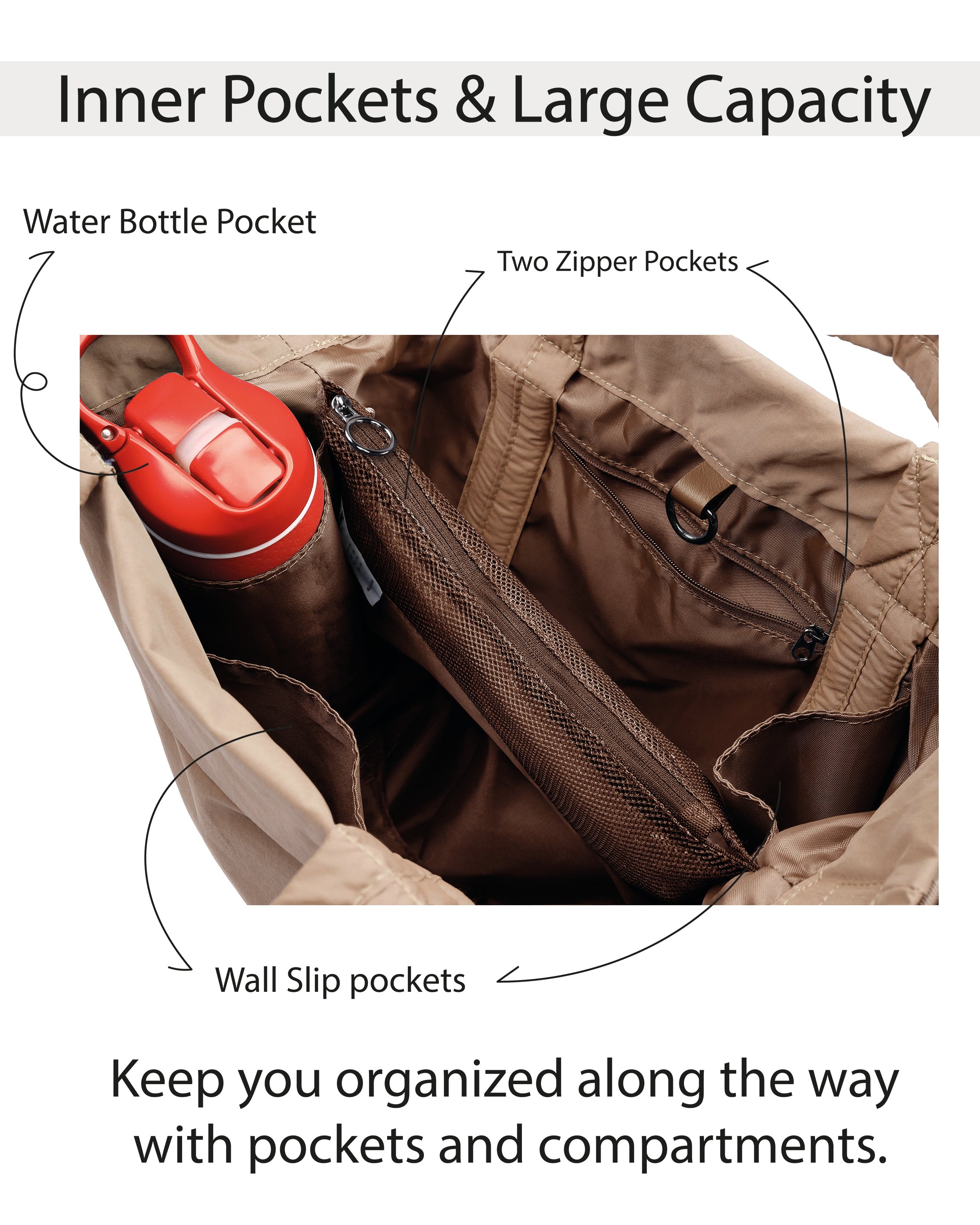 19L Travel Tote with 2 Straps - ododos