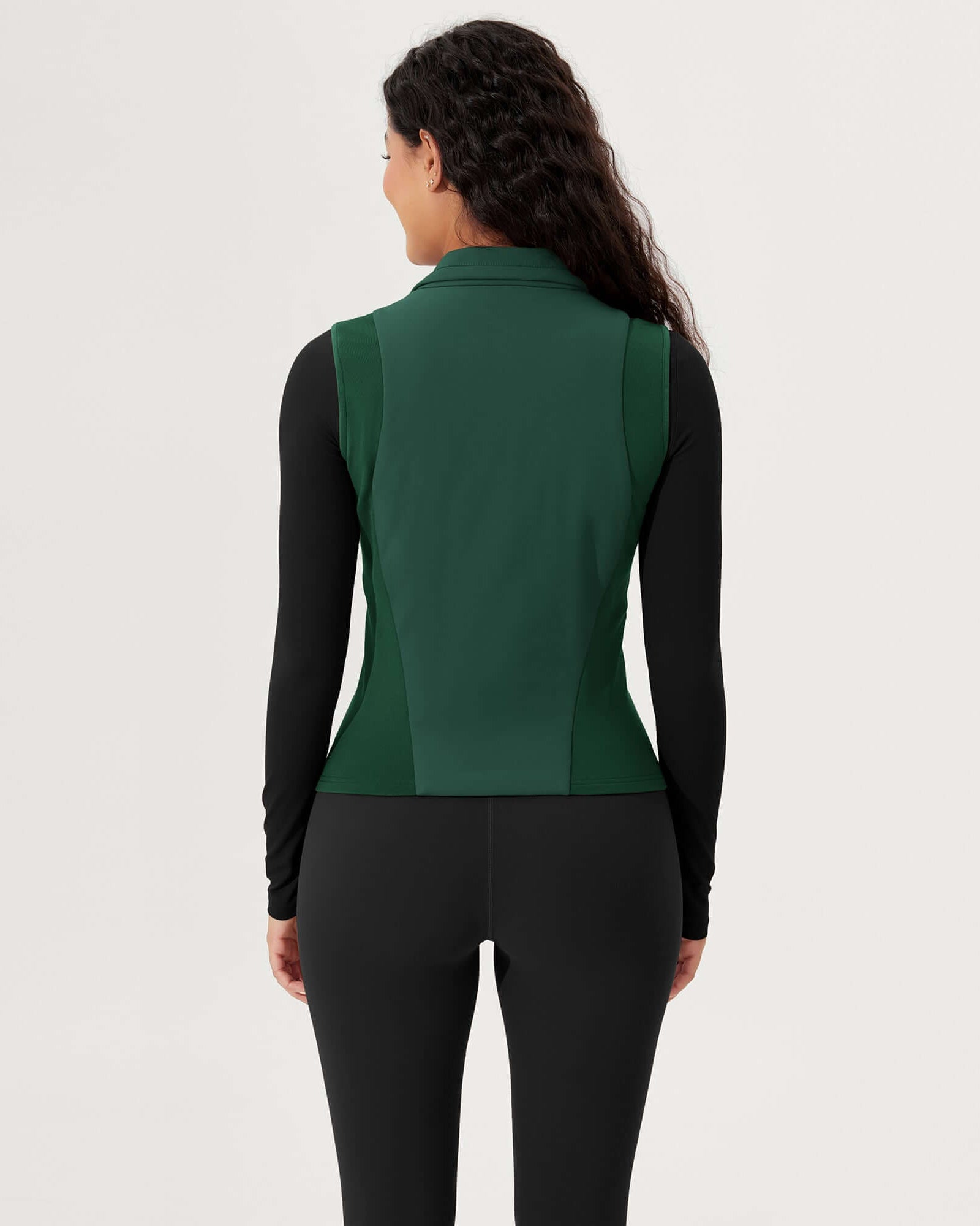 Casual Stand Collar Padded Vest - ododos